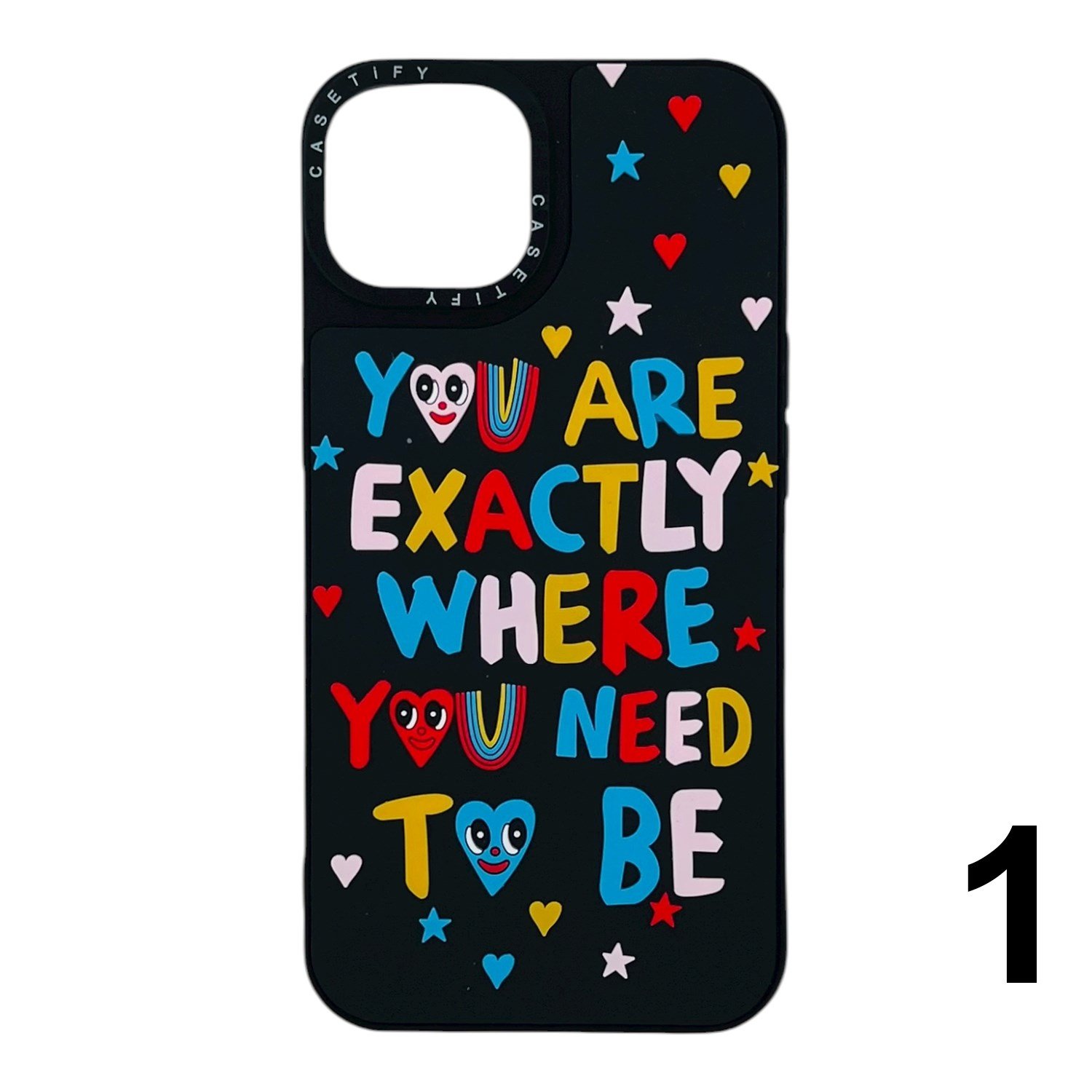 Nettech Apple iPhone 15 Uyumlu Casetify Kabartmalı Arka Koruma Kılıf NT-112026