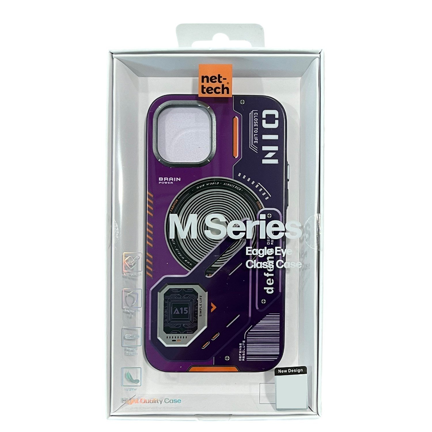 Nettech Apple iPhone 15 Uyumlu NT-N043 Arka Koruma Kılıf NT-108389