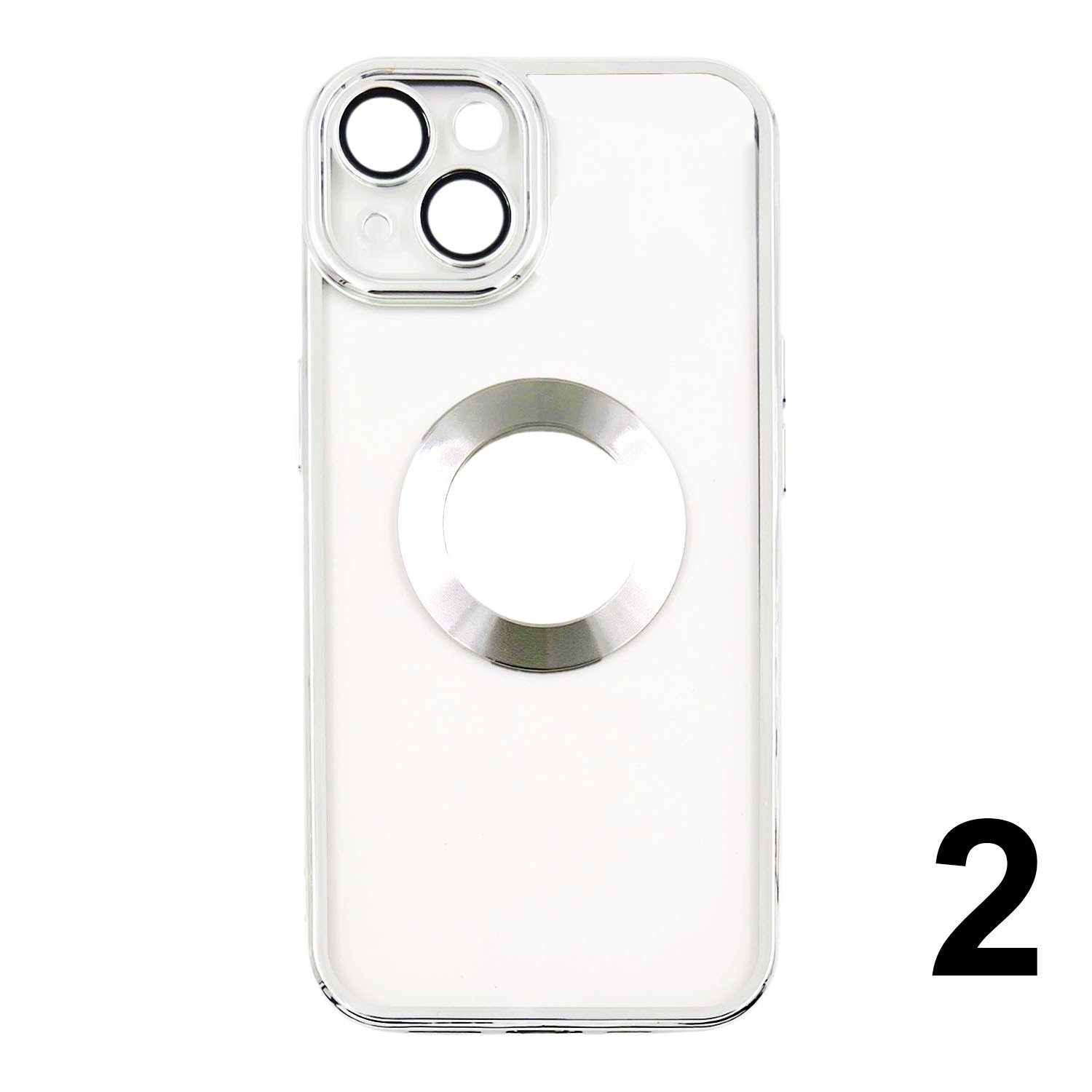 Nettech Apple iPhone 15 Uyumlu Round Silikon Seri Arka Koruma Kılıf NT-107169