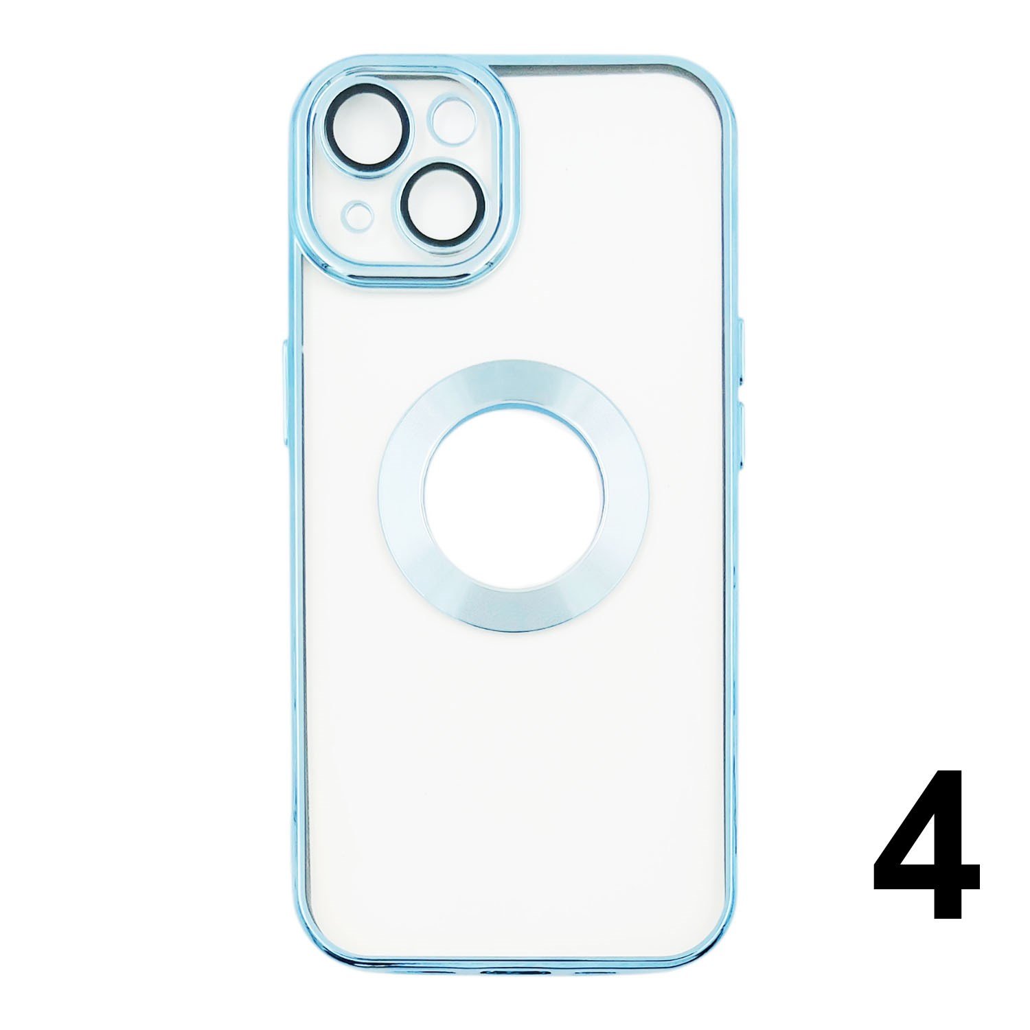 Nettech Apple iPhone 15 Uyumlu Round Silikon Seri Arka Koruma Kılıf NT-107169