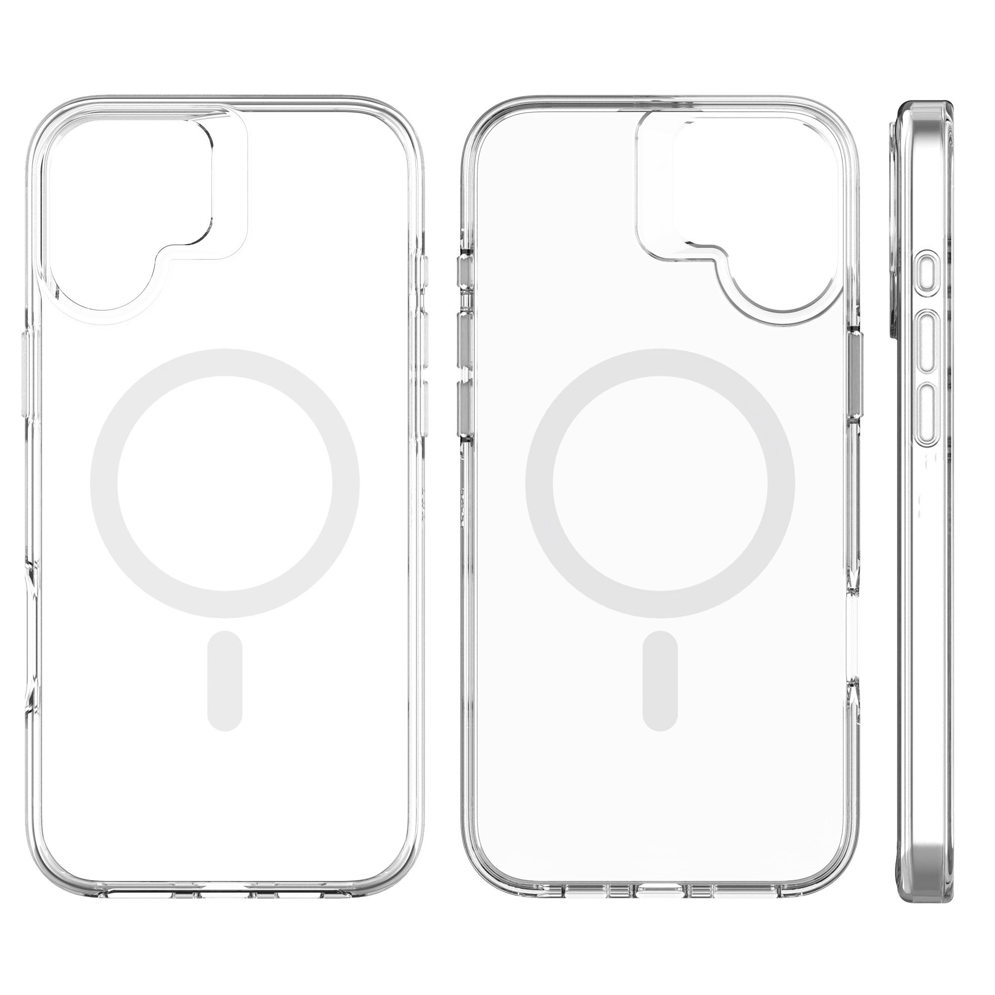 Nettech Apple iPhone 16 Plus Uyumlu Neo Hybrid Magsafe Arka Koruma Kılıf NT-111120