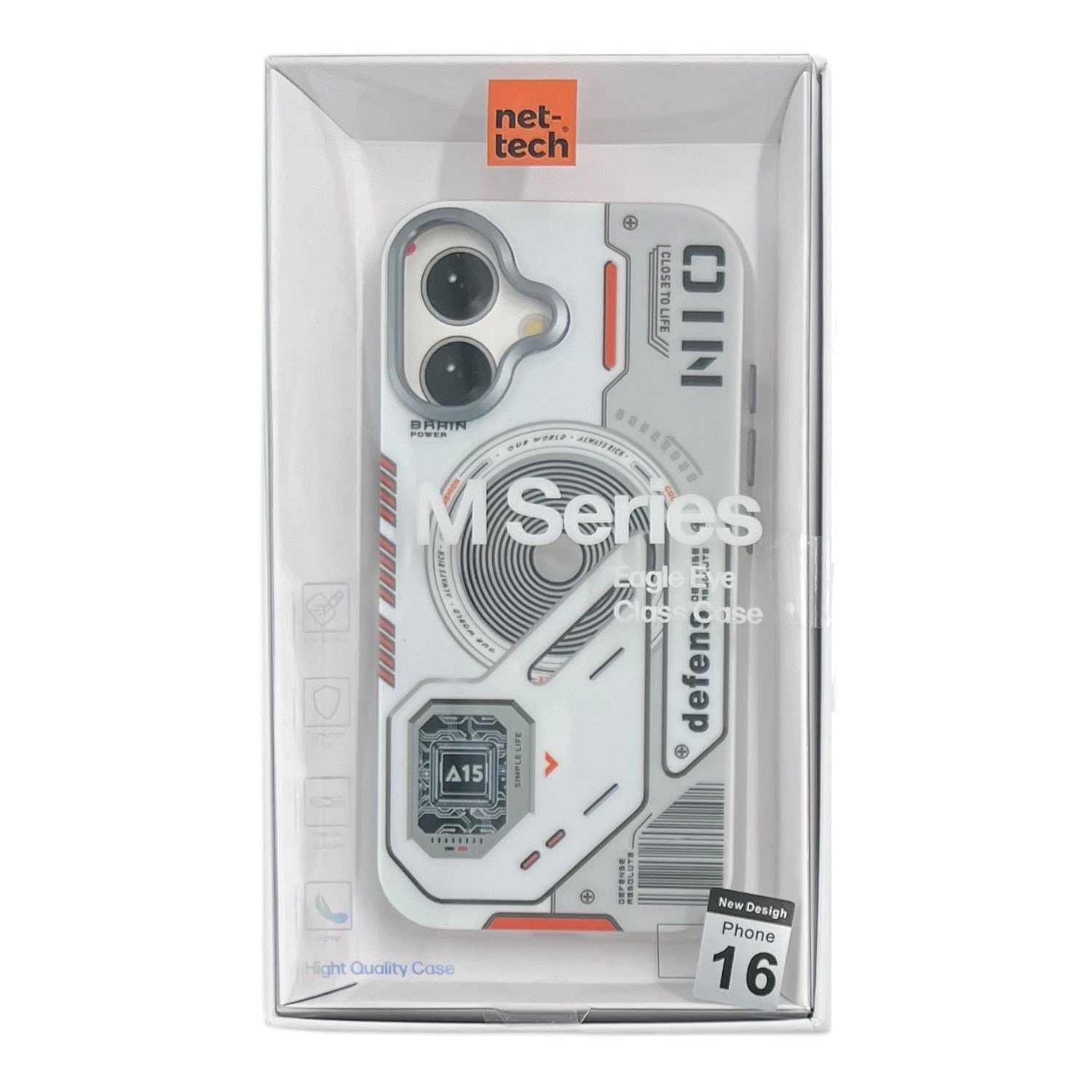 Nettech Apple iPhone 16 Plus Uyumlu NT-N043 Arka Koruma Kılıf NT-110938
