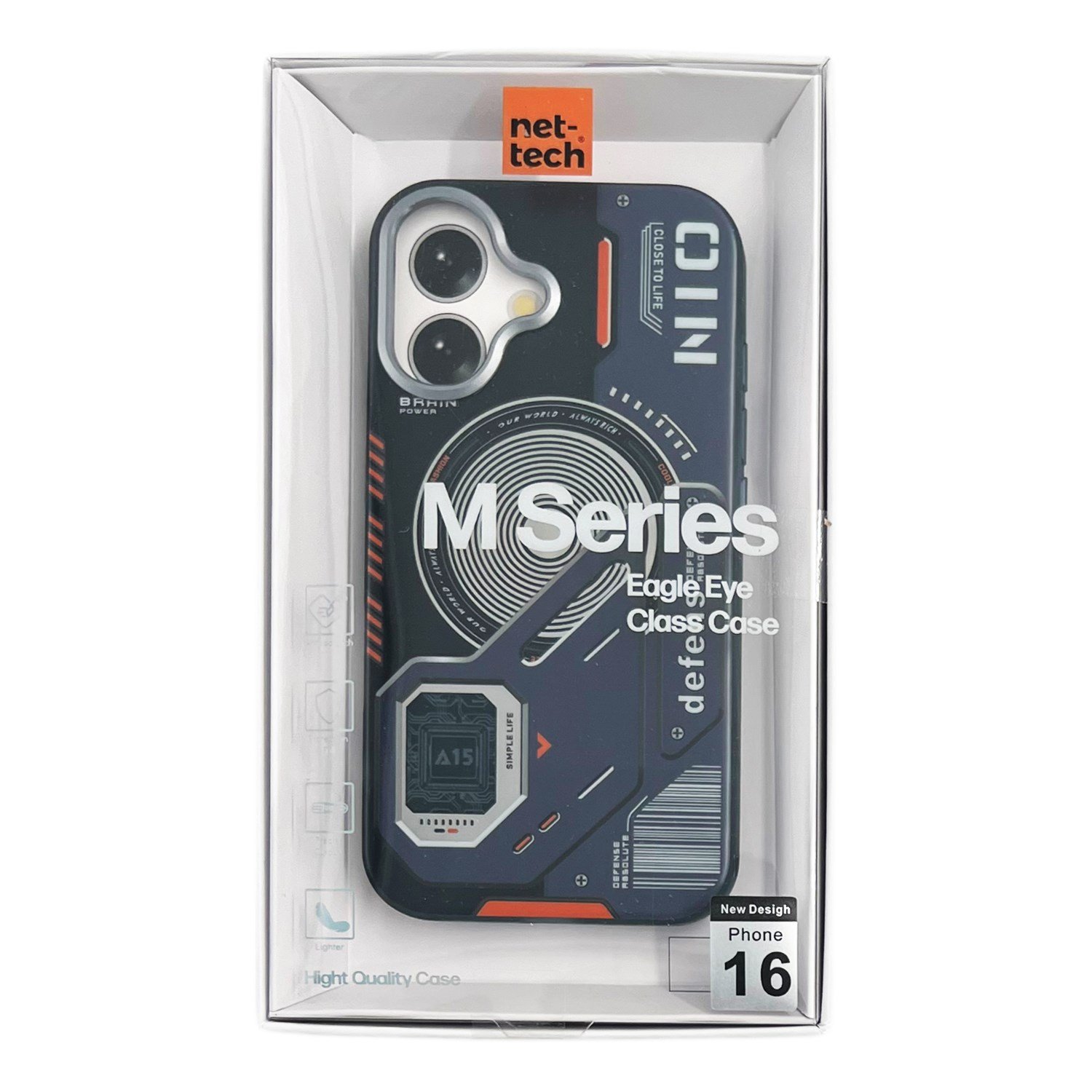 Nettech Apple iPhone 16 Plus Uyumlu NT-N043 Arka Koruma Kılıf NT-110938