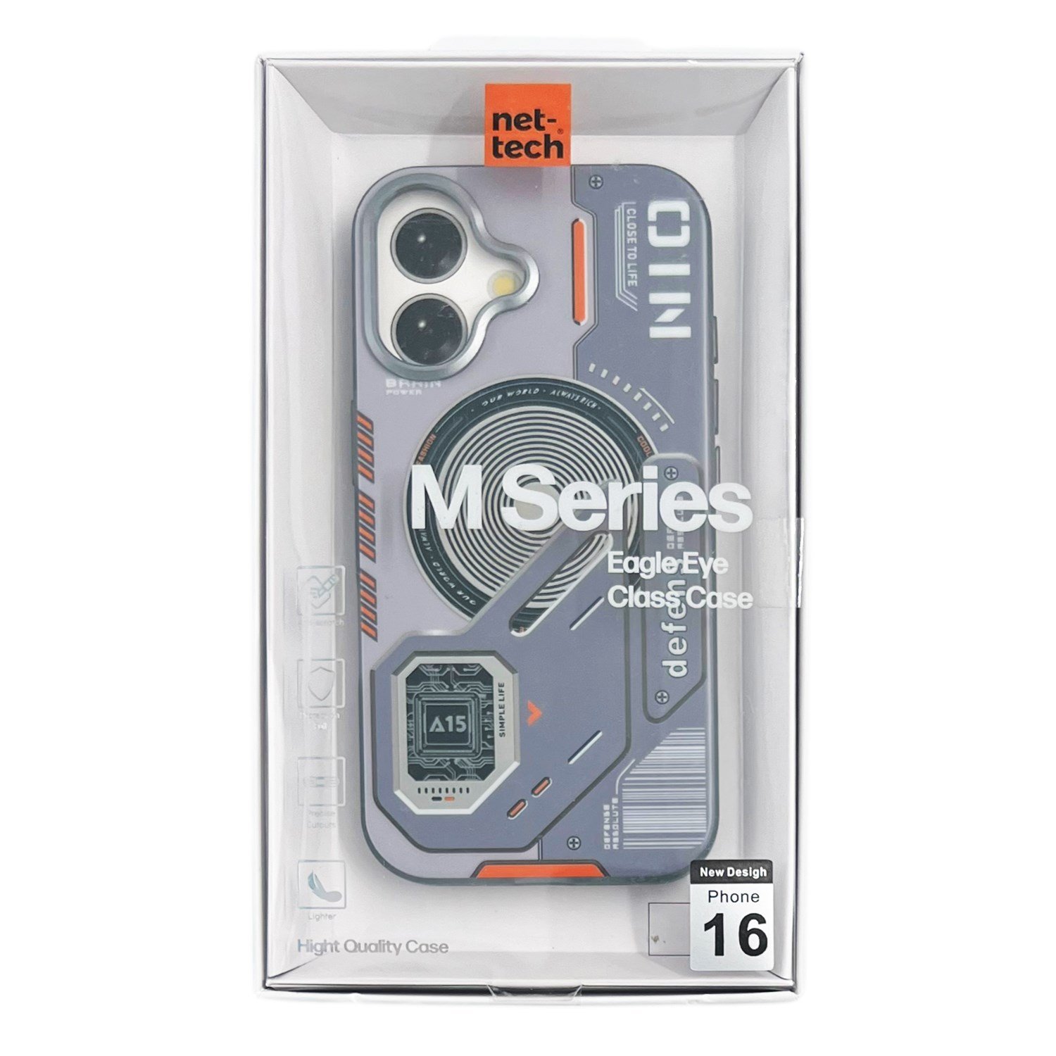 Nettech Apple iPhone 16 Plus Uyumlu NT-N043 Arka Koruma Kılıf NT-110938