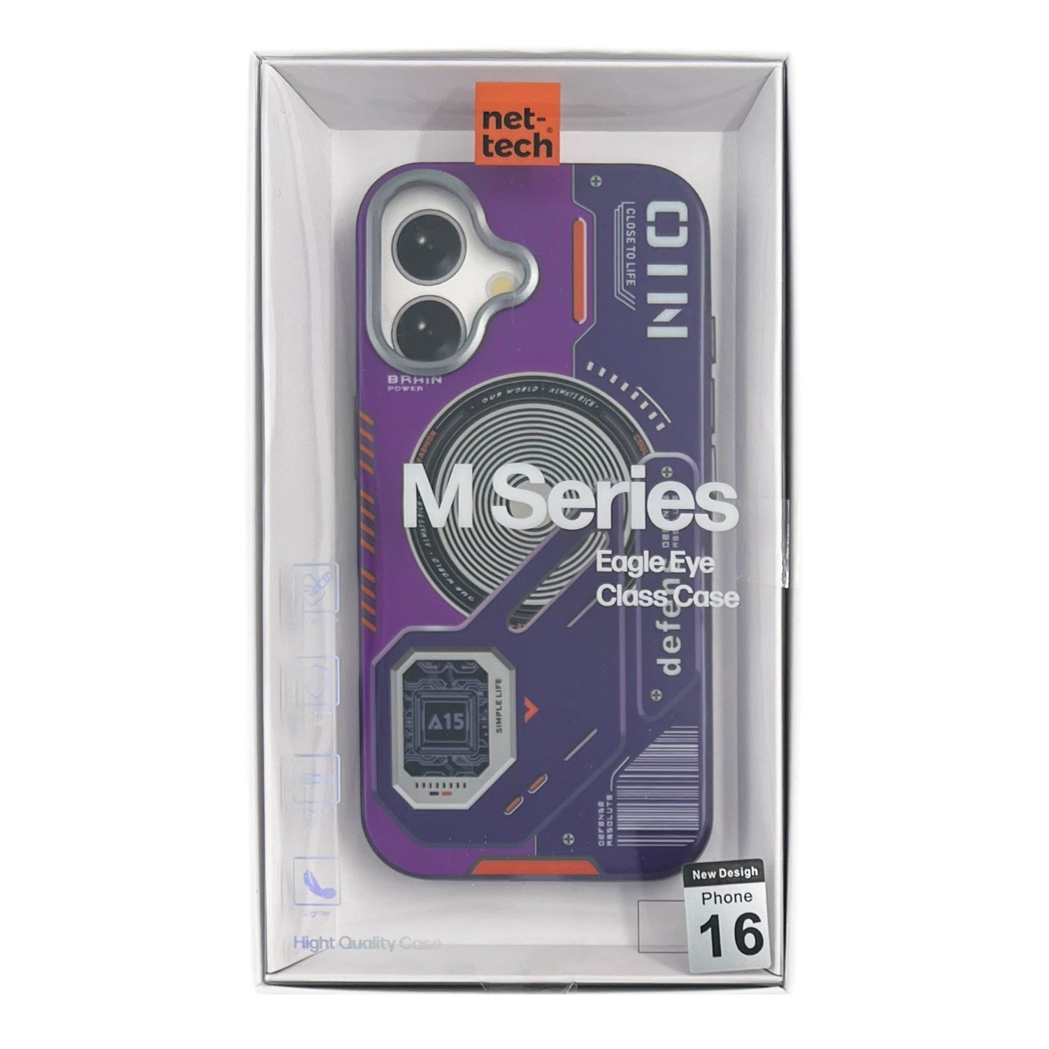 Nettech Apple iPhone 16 Plus Uyumlu NT-N043 Arka Koruma Kılıf NT-110938