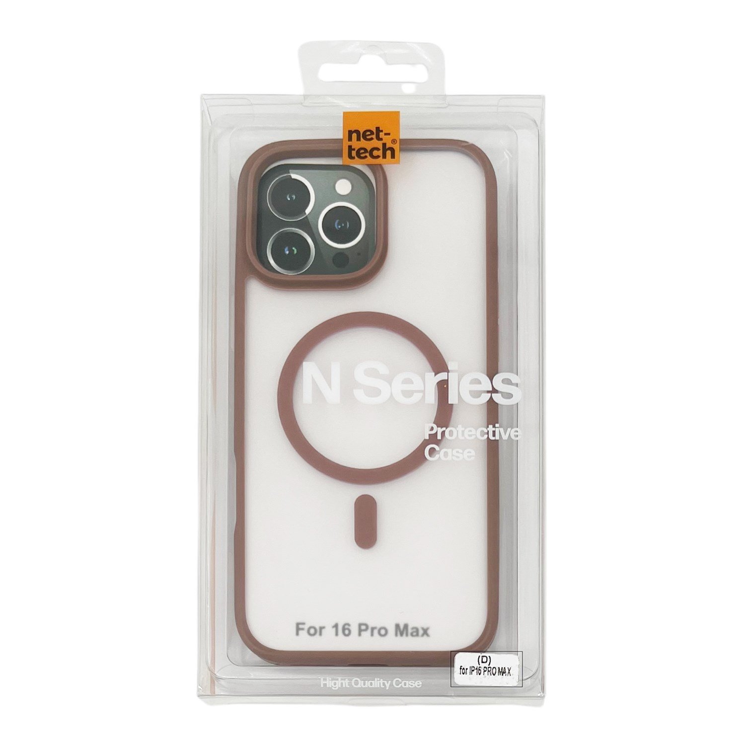 Nettech Apple iPhone 16 Pro Max Uyumlu NT-N057 Arka Koruma Kılıf NT-111010