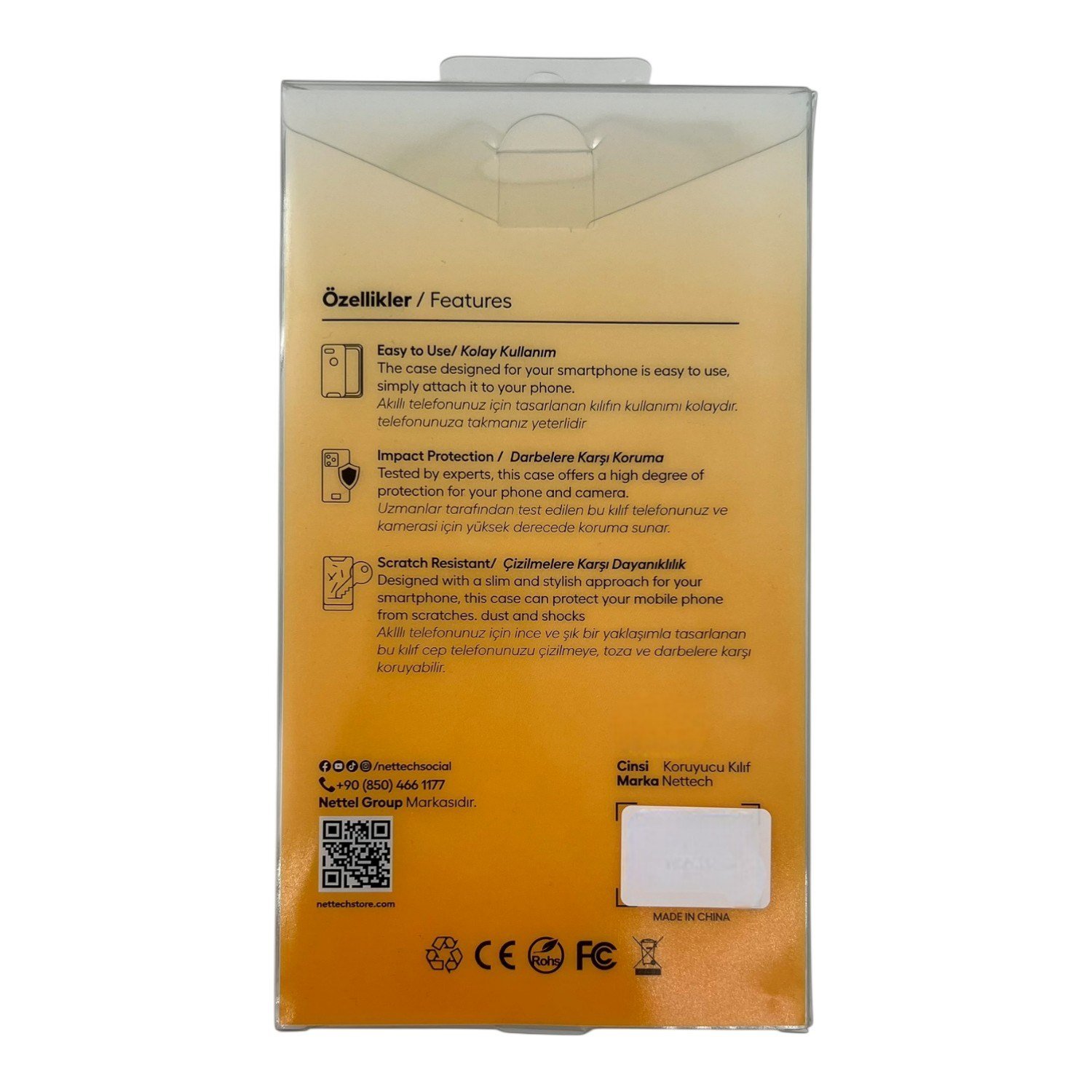 Nettech Apple iPhone 16 Pro Max Uyumlu NT-N079 Arka Koruma Kılıf NT-114030
