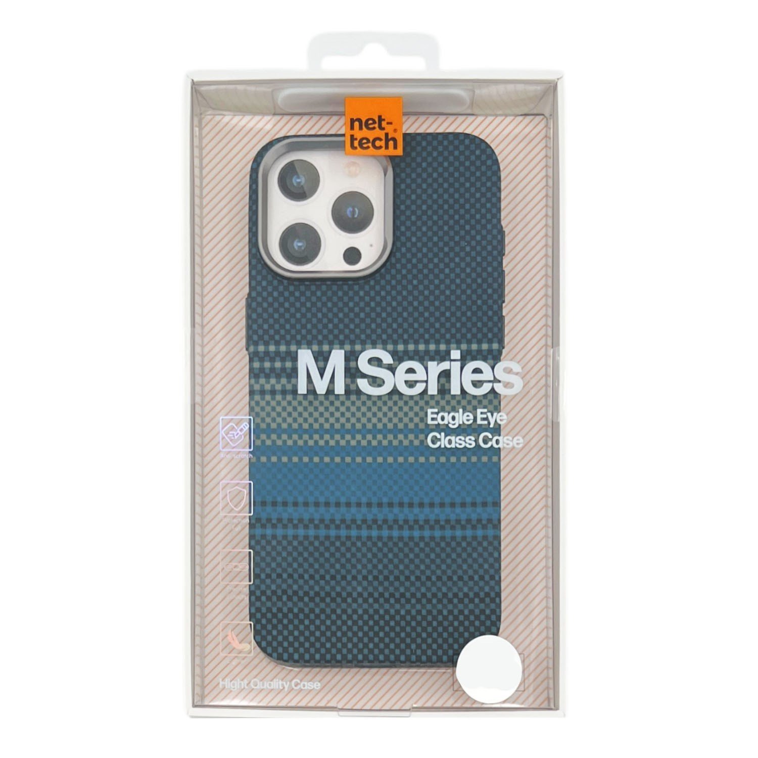 Nettech Apple iPhone 16 Pro Max Uyumlu NT-N069 Kevlar Arka Koruma Kılıf NT-113290