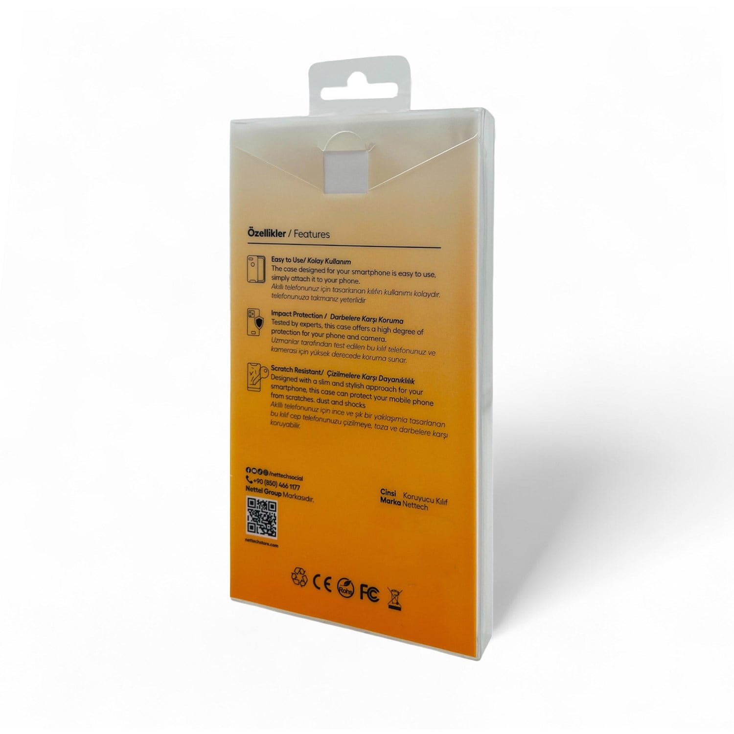 Nettech Apple iPhone 16 Pro Uyumlu NT-N098 Arka Koruma Kılıf NT-115051