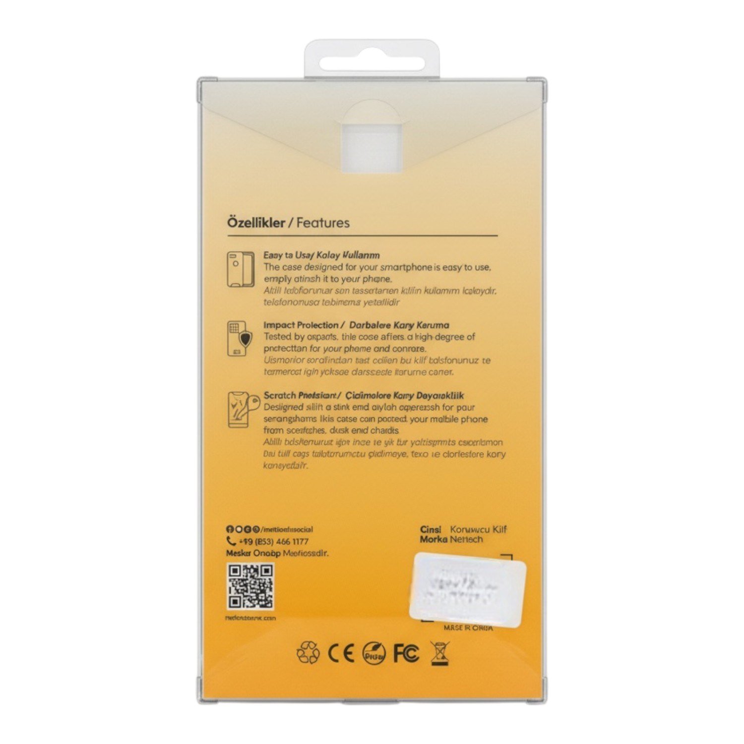 Nettech Apple iPhone 16 Pro Uyumlu NT-N094 Arka Koruma Kılıf NT-114943