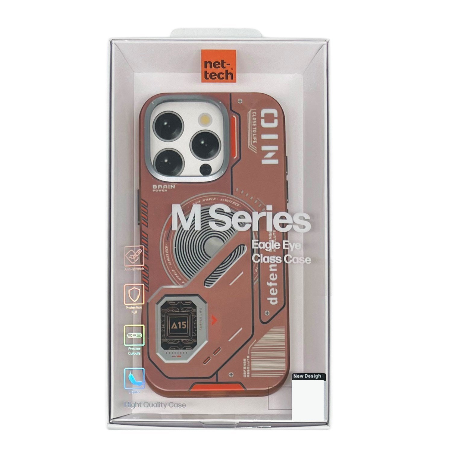 Nettech Apple iPhone 16 Pro Uyumlu NT-N043 Arka Koruma Kılıf NT-110950