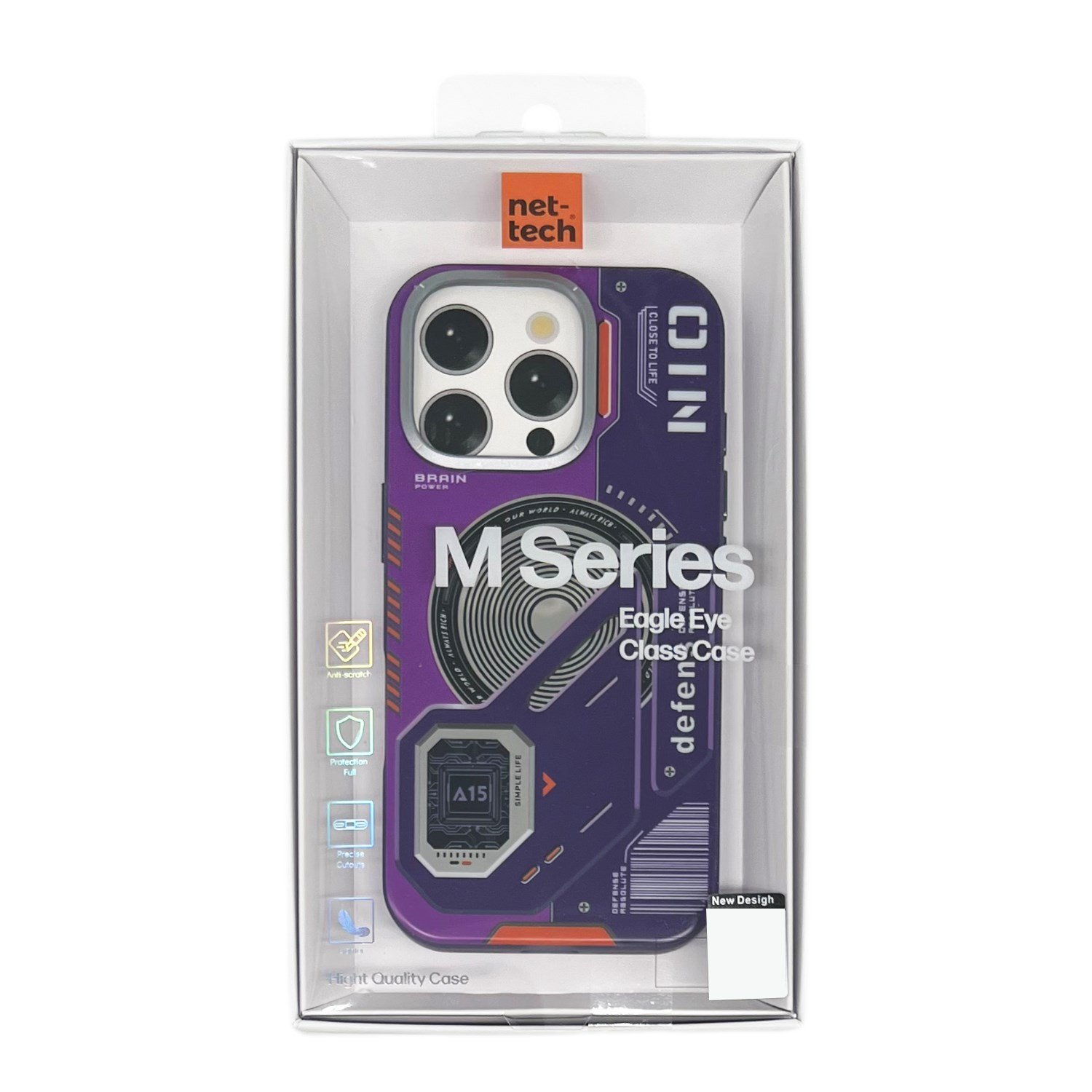 Nettech Apple iPhone 16 Pro Uyumlu NT-N043 Arka Koruma Kılıf NT-110950