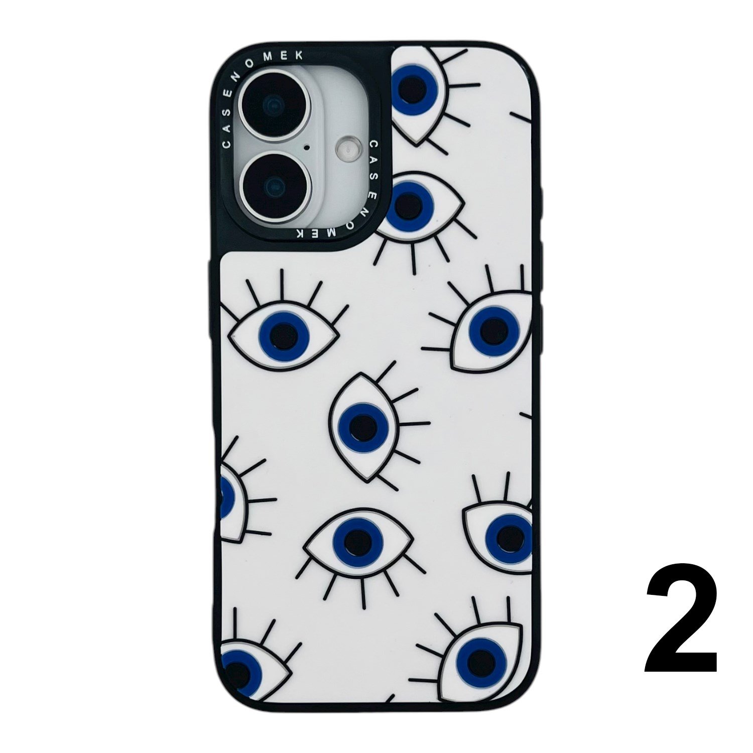 Nettech Apple iPhone 16 Uyumlu Casetify Kabartmalı Arka Koruma Kılıf NT-115269