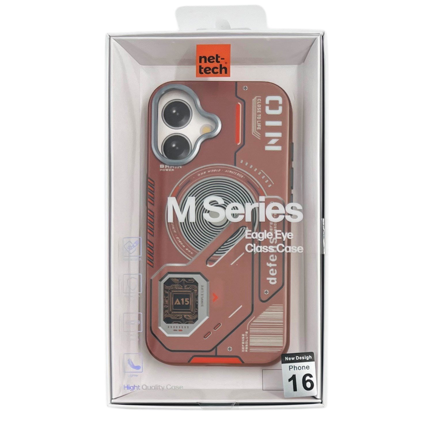 Nettech Apple iPhone 16 Uyumlu NT-N043 Arka Koruma Kılıf NT-110944