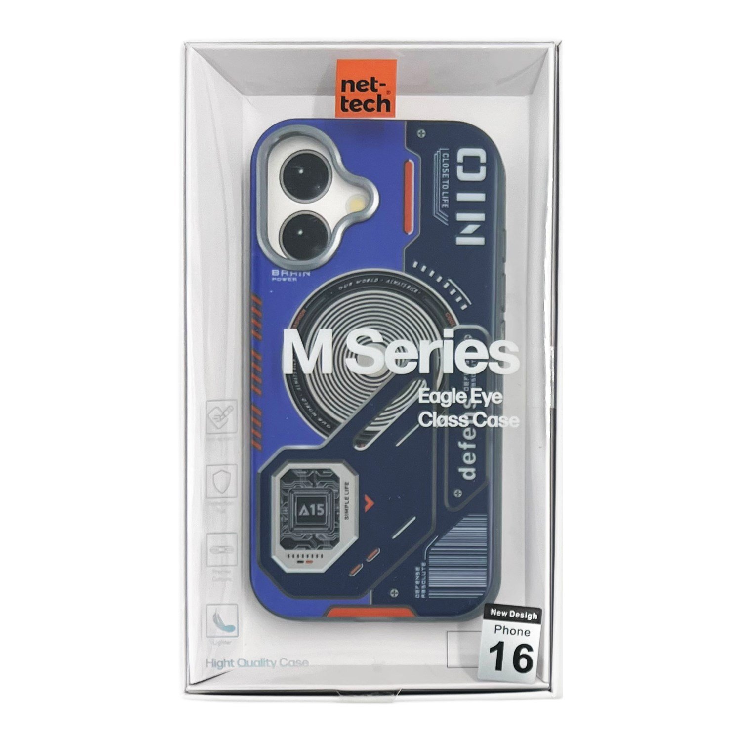 Nettech Apple iPhone 16 Uyumlu NT-N043 Arka Koruma Kılıf NT-110944