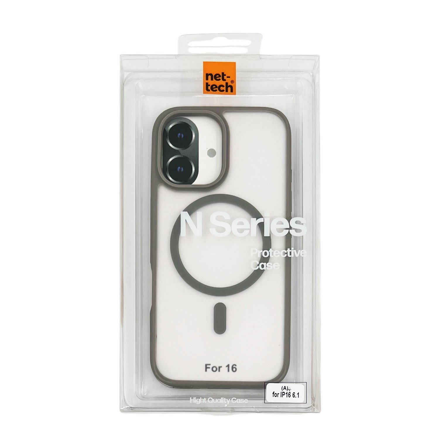 Nettech Apple iPhone 16 Uyumlu NT-N057 Arka Koruma Kılıf NT-110995