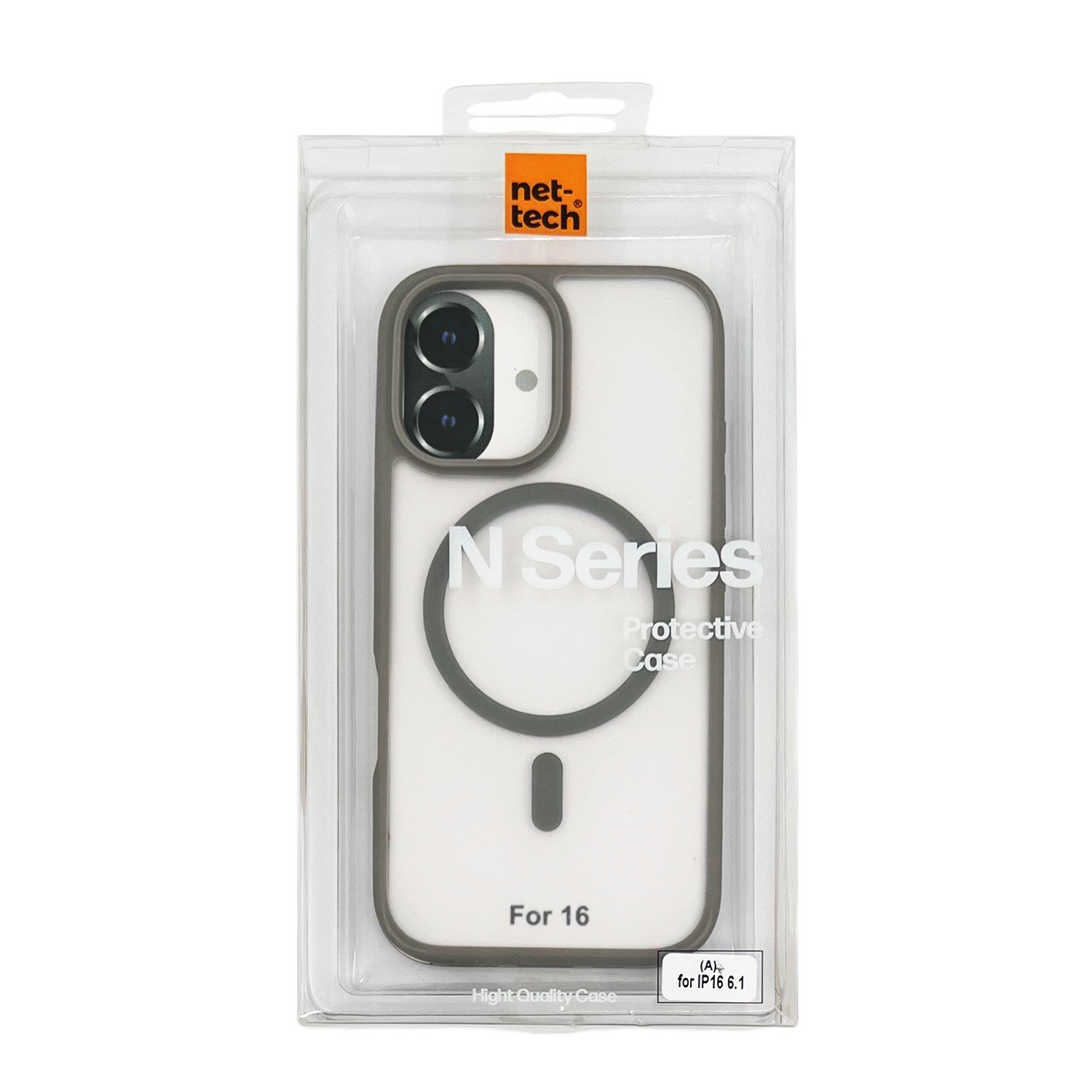 Nettech Apple iPhone 16 Uyumlu NT-N060 Arka Koruma Kılıf NT-111209