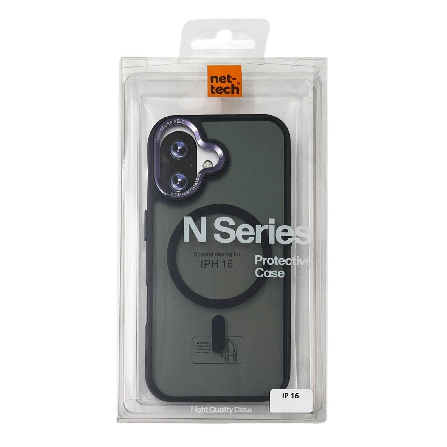 Nettech Apple iPhone 16 Uyumlu NT-N066 Arka Koruma Kılıf NT-111544