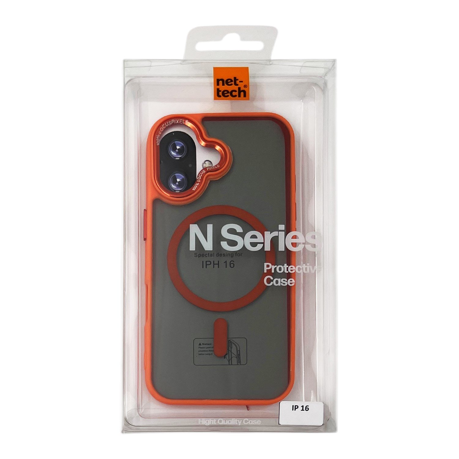 Nettech Apple iPhone 16 Uyumlu NT-N066 Arka Koruma Kılıf NT-111544
