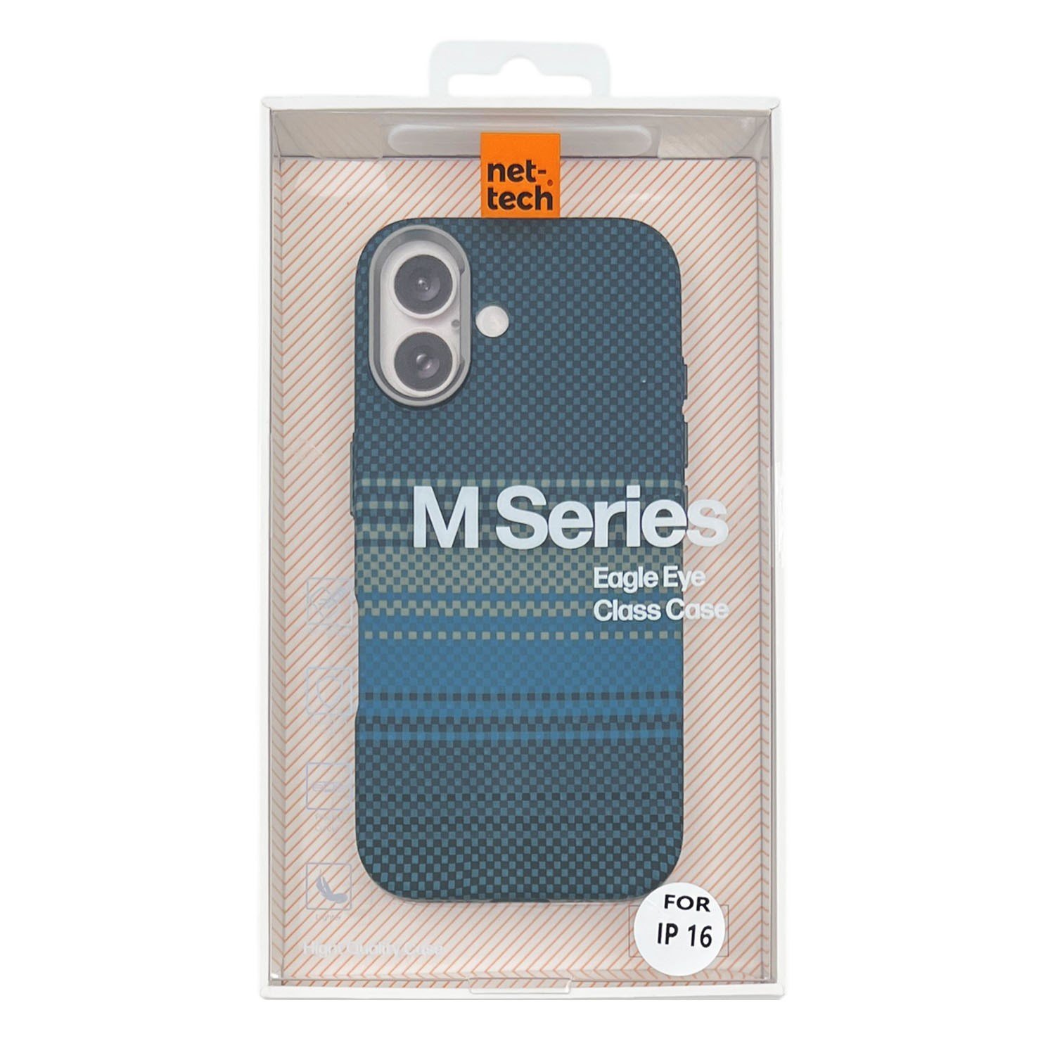 Nettech Apple iPhone 16 Uyumlu NT-N069 Kevlar Arka Koruma Kılıf NT-113278
