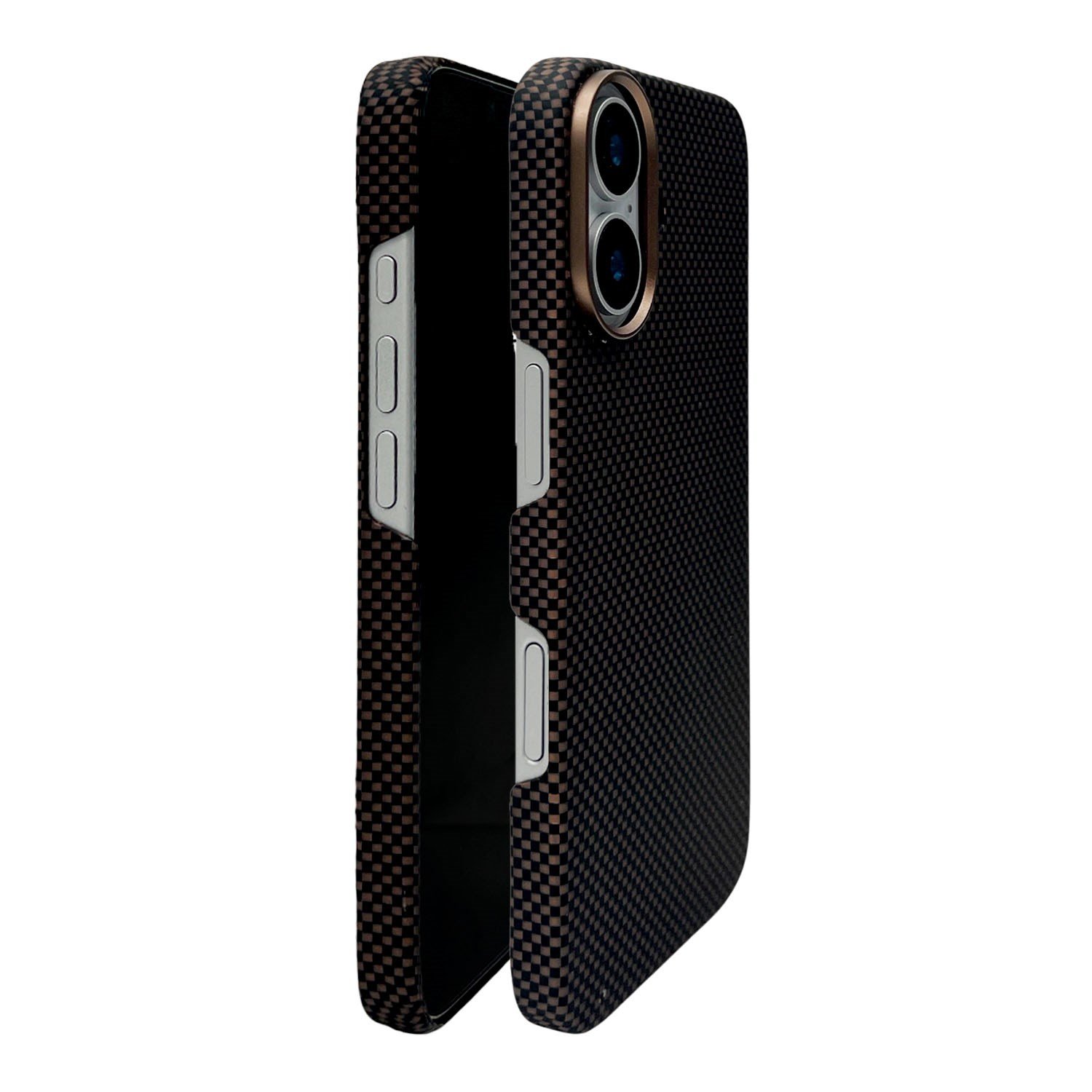 Nettech Apple iPhone 16 Uyumlu NT-N075 Kevlar Karbon Arka Koruma Kılıf NT-113702