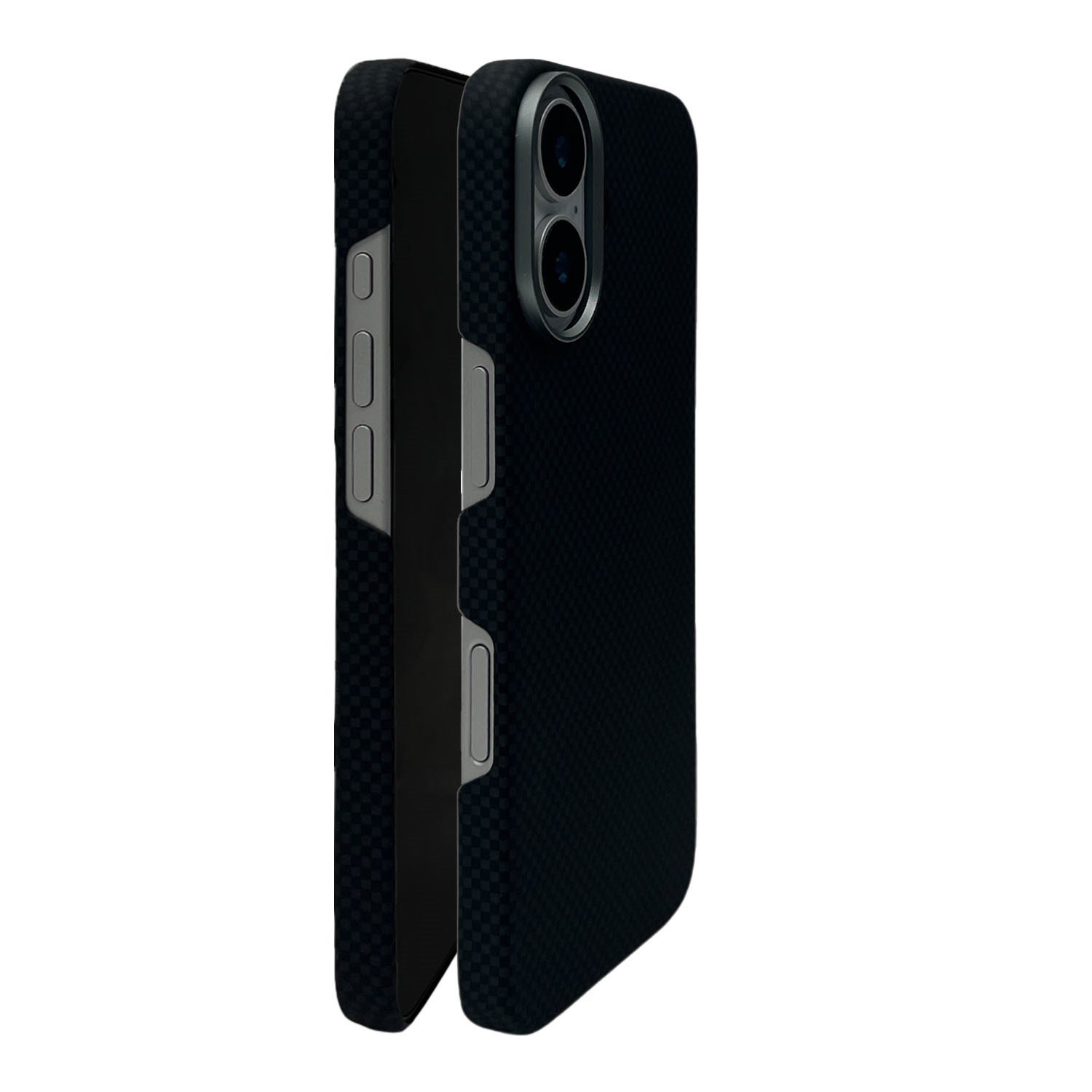 Nettech Apple iPhone 16 Uyumlu NT-N075 Kevlar Karbon Arka Koruma Kılıf NT-113702