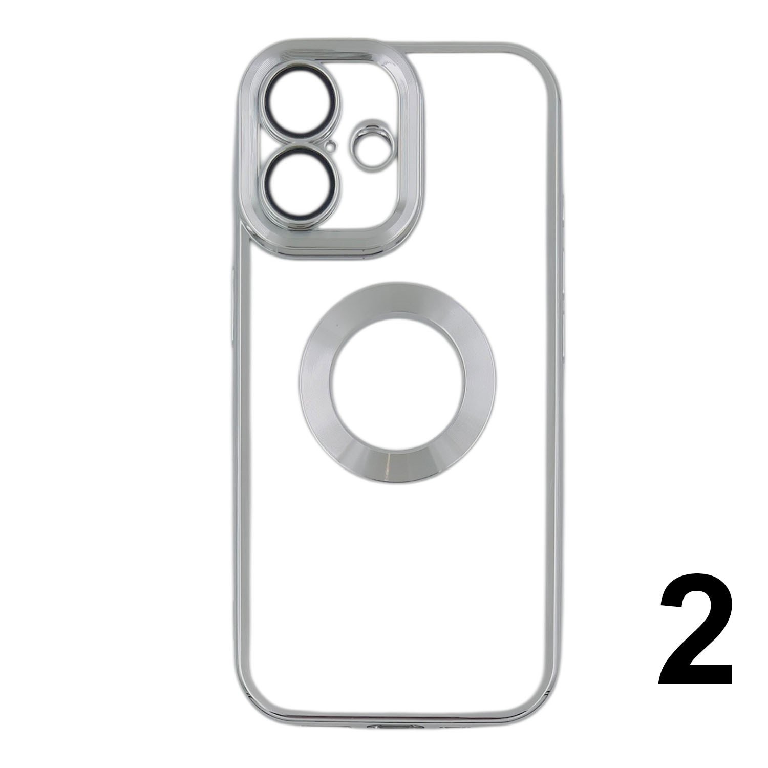Nettech Apple iPhone 16 Uyumlu Round Silikon Seri Arka Koruma Kılıf NT-113453
