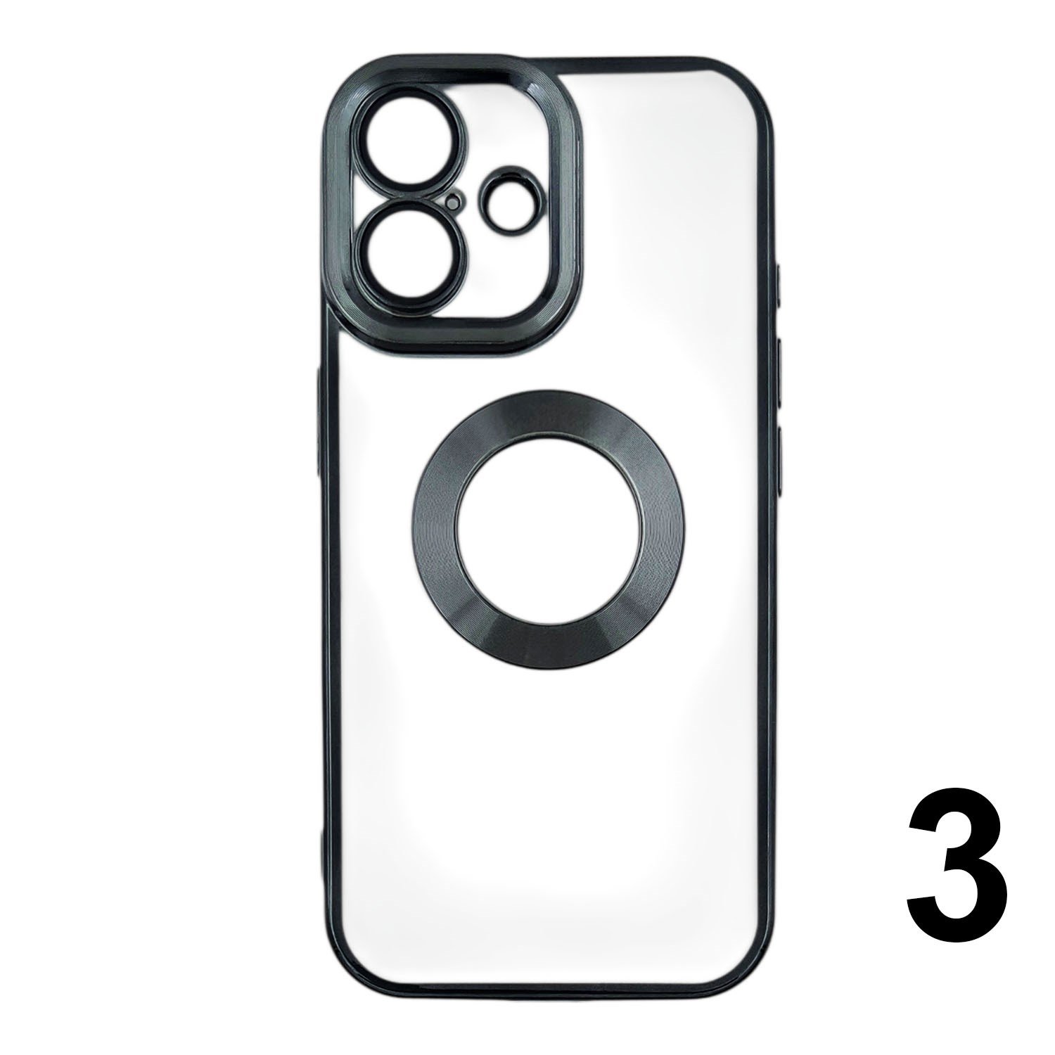 Nettech Apple iPhone 16 Uyumlu Round Silikon Seri Arka Koruma Kılıf NT-113453