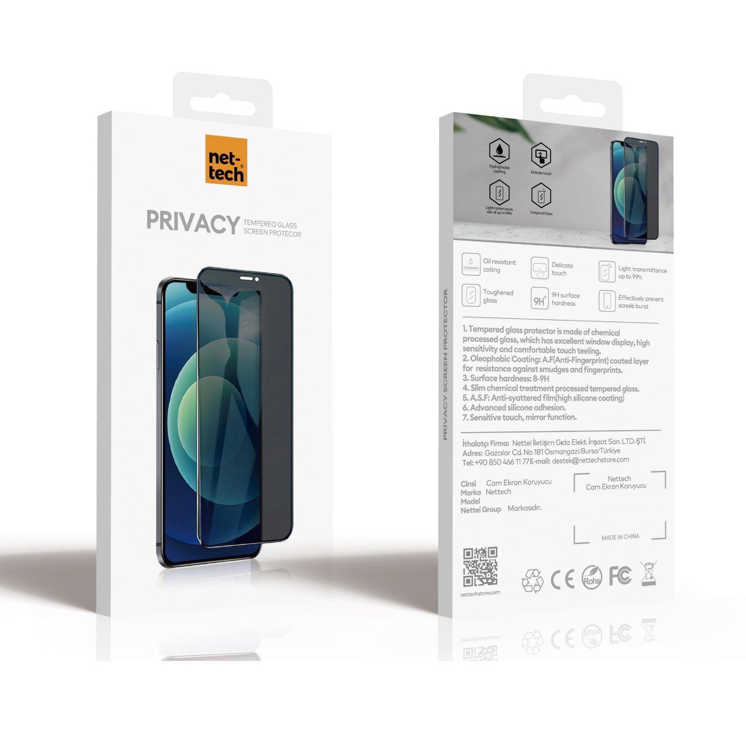 Nettech Apple iPhone 17 Air Uyumlu Hayalet Full Cam Koruyucu NT-113869