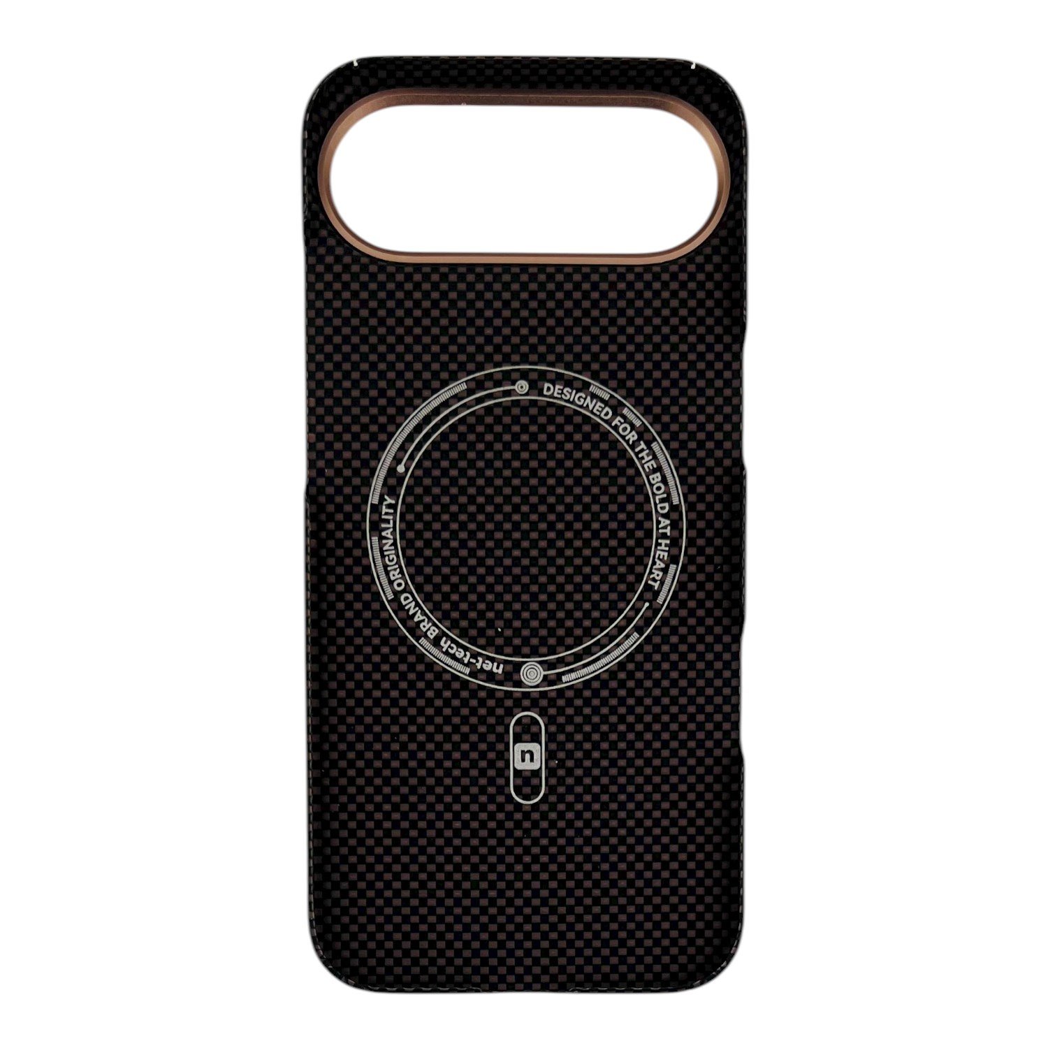 Nettech Apple iPhone 17 Air Uyumlu NT-N075 Kevlar Karbon Arka Koruma Kılıf NT-114813