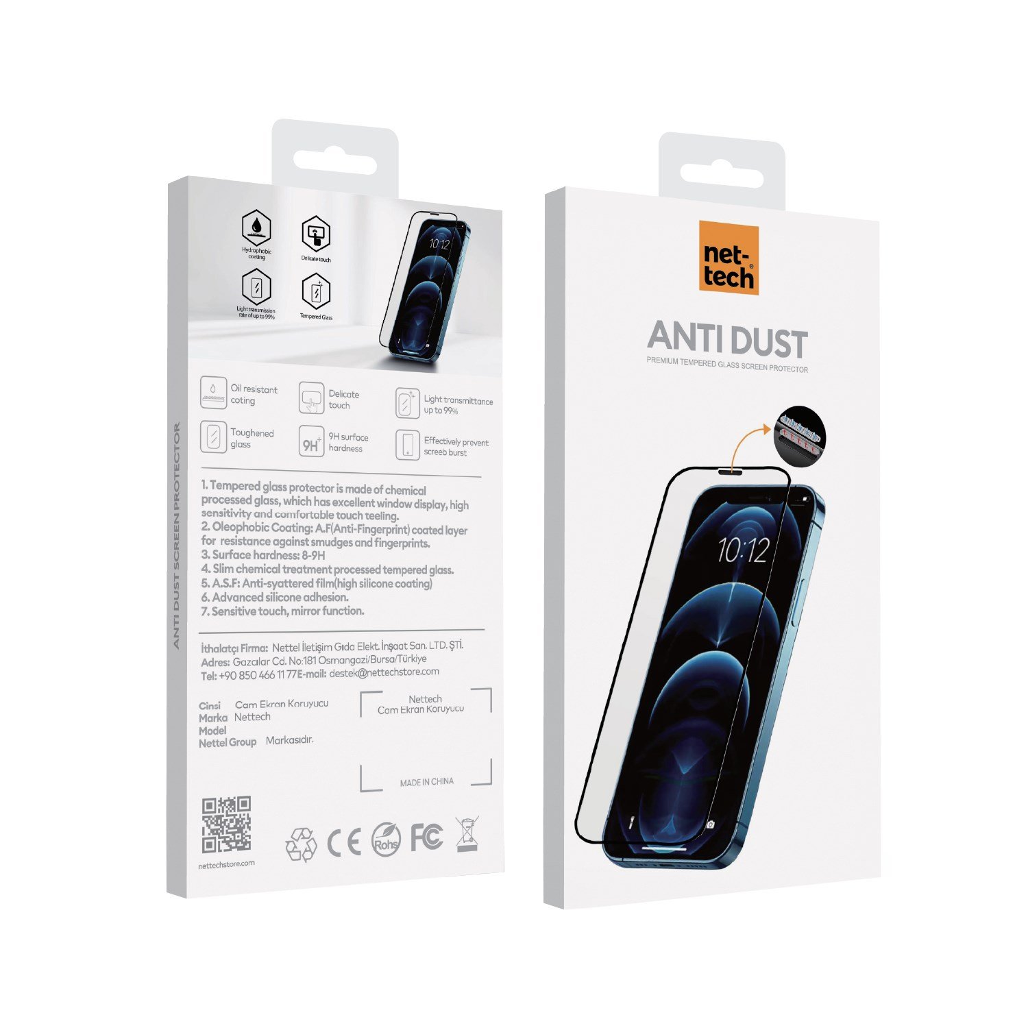Nettech Apple iPhone 17 Air Uyumlu Toz Filtreli HD Full Cam Koruyucu NT-113867