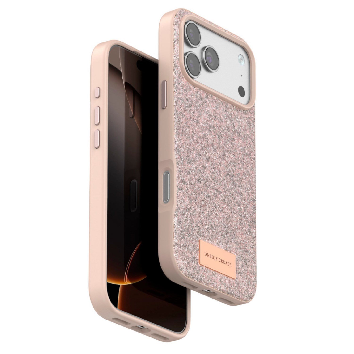 Nettech Apple iPhone 17 Pro Max Uyumlu Simli Arka Koruma Kılıf NT-116798