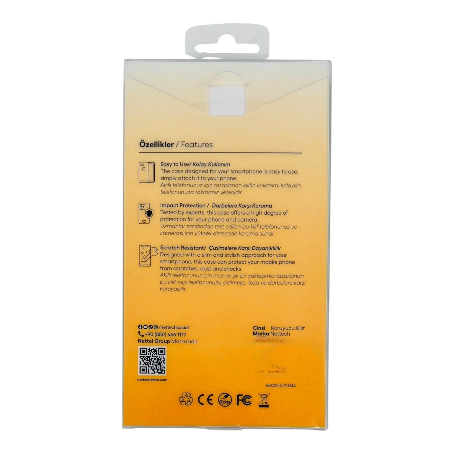 Nettech Apple iPhone 17 Pro Max Uyumlu NT-N094 Arka Koruma Kılıf NT-114926