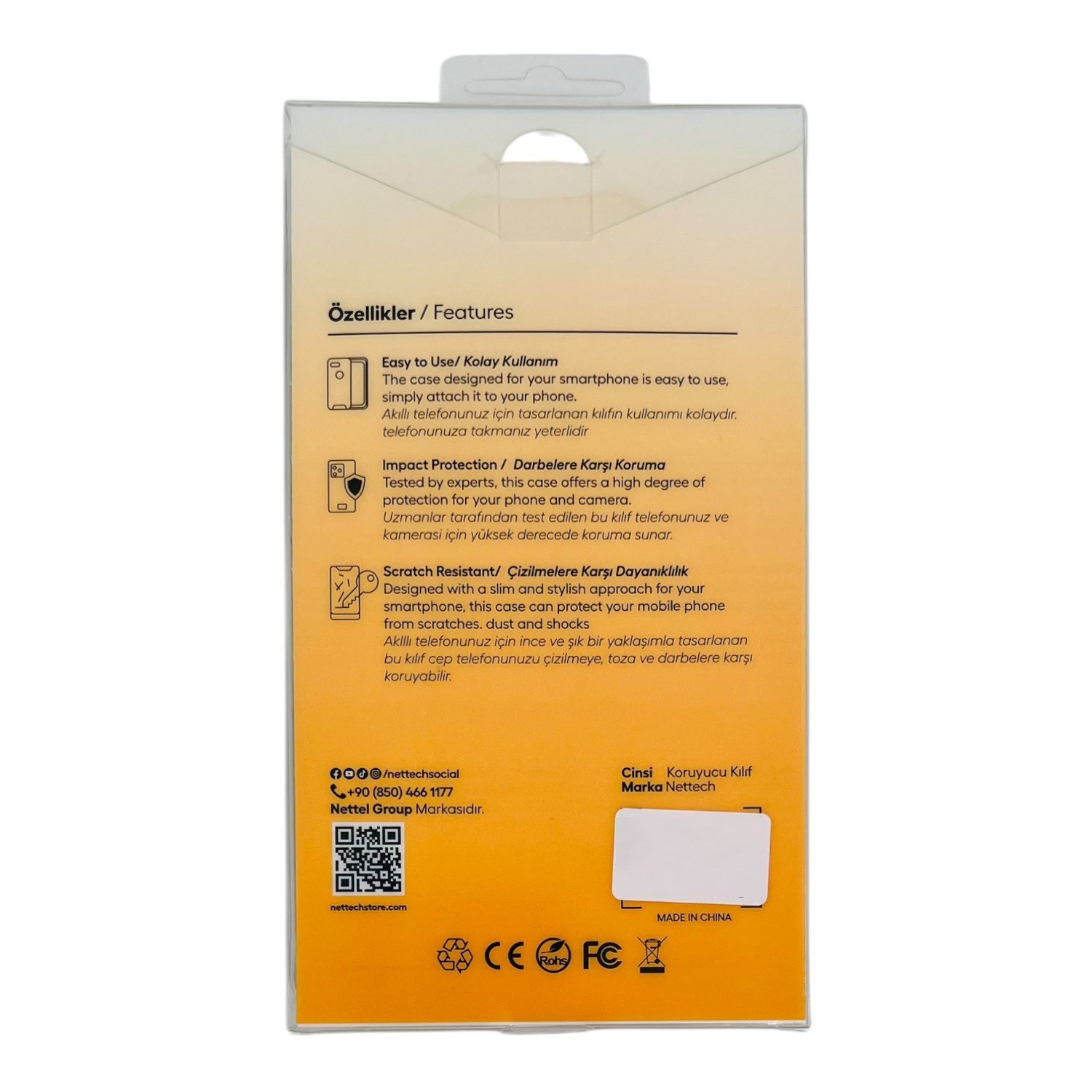 Nettech Apple iPhone 17 Pro Max Uyumlu NT-N096 Arka Koruma Kılıf NT-114997