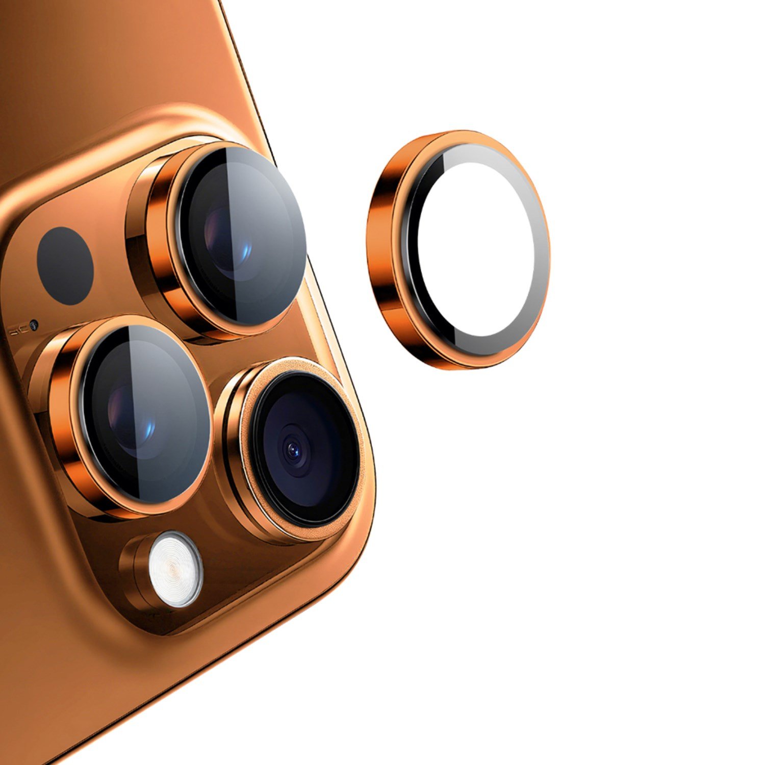 Nettech Apple iPhone 17 Pro Uyumlu Safir Lens Kamera Cam Koruyucu NT-113860
