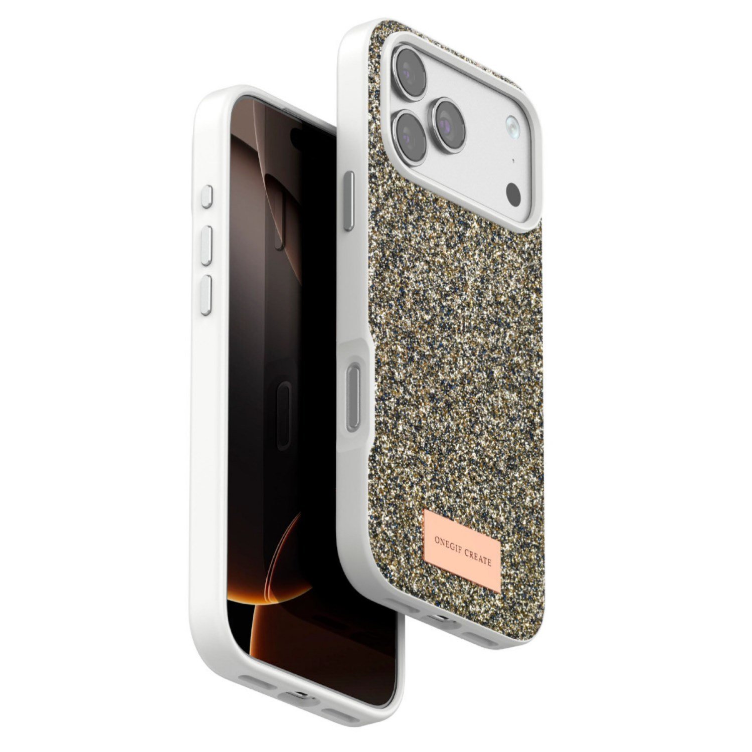 Nettech Apple iPhone 17 Pro Uyumlu Simli Arka Koruma Kılıf NT-116825