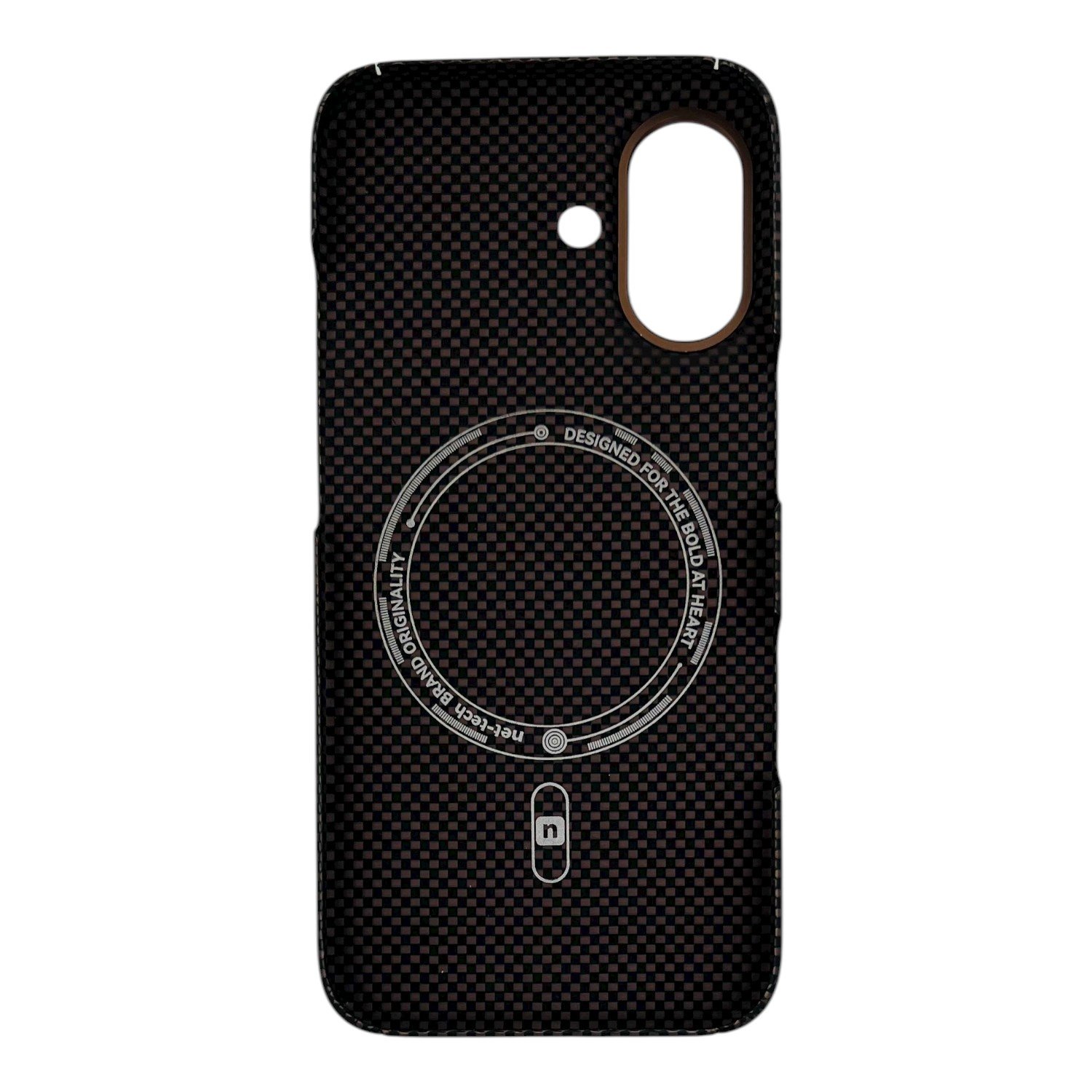 Nettech Apple iPhone 17 Uyumlu NT-N075 Kevlar Karbon Arka Koruma Kılıf NT-114811