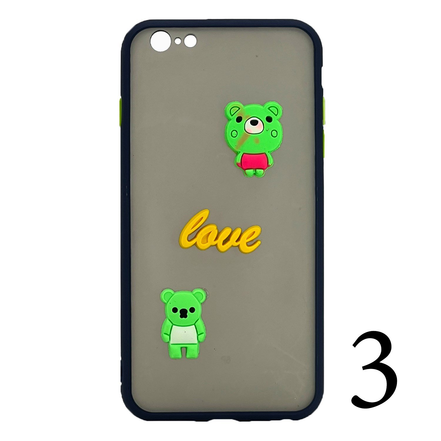 Nettech Apple iPhone 6S Plus Uyumlu Maskot Seri Arka Koruma Kılıf NT-106272