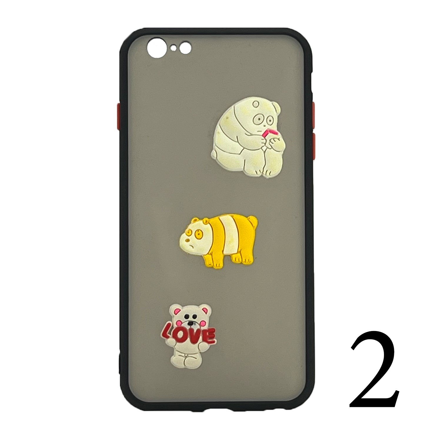 Nettech Apple iPhone 6S Plus Uyumlu Maskot Seri Arka Koruma Kılıf NT-106272