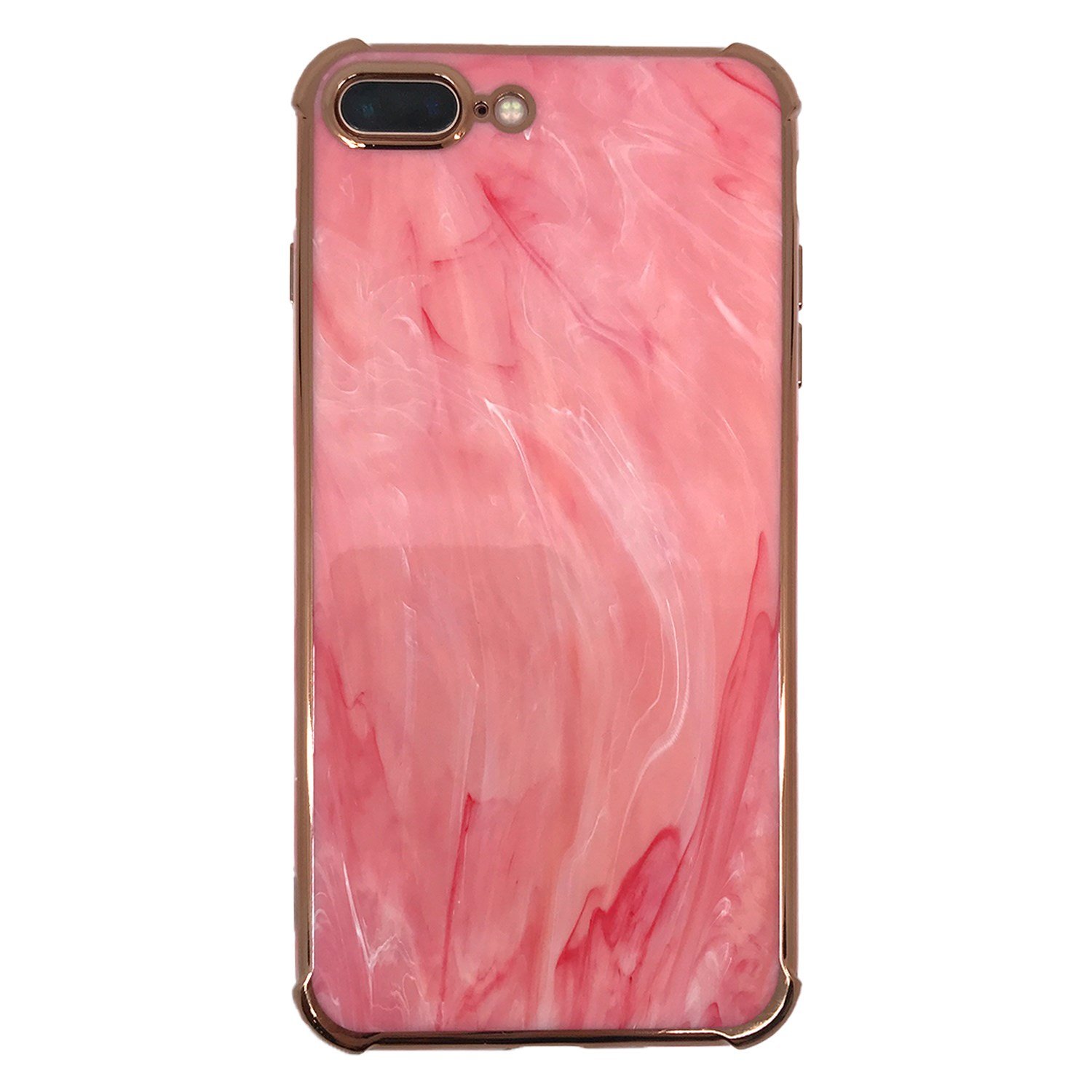 Nettech Apple iPhone 7 Plus Uyumlu Mermer Desenli Arka Koruma Kılıf NT-90053
