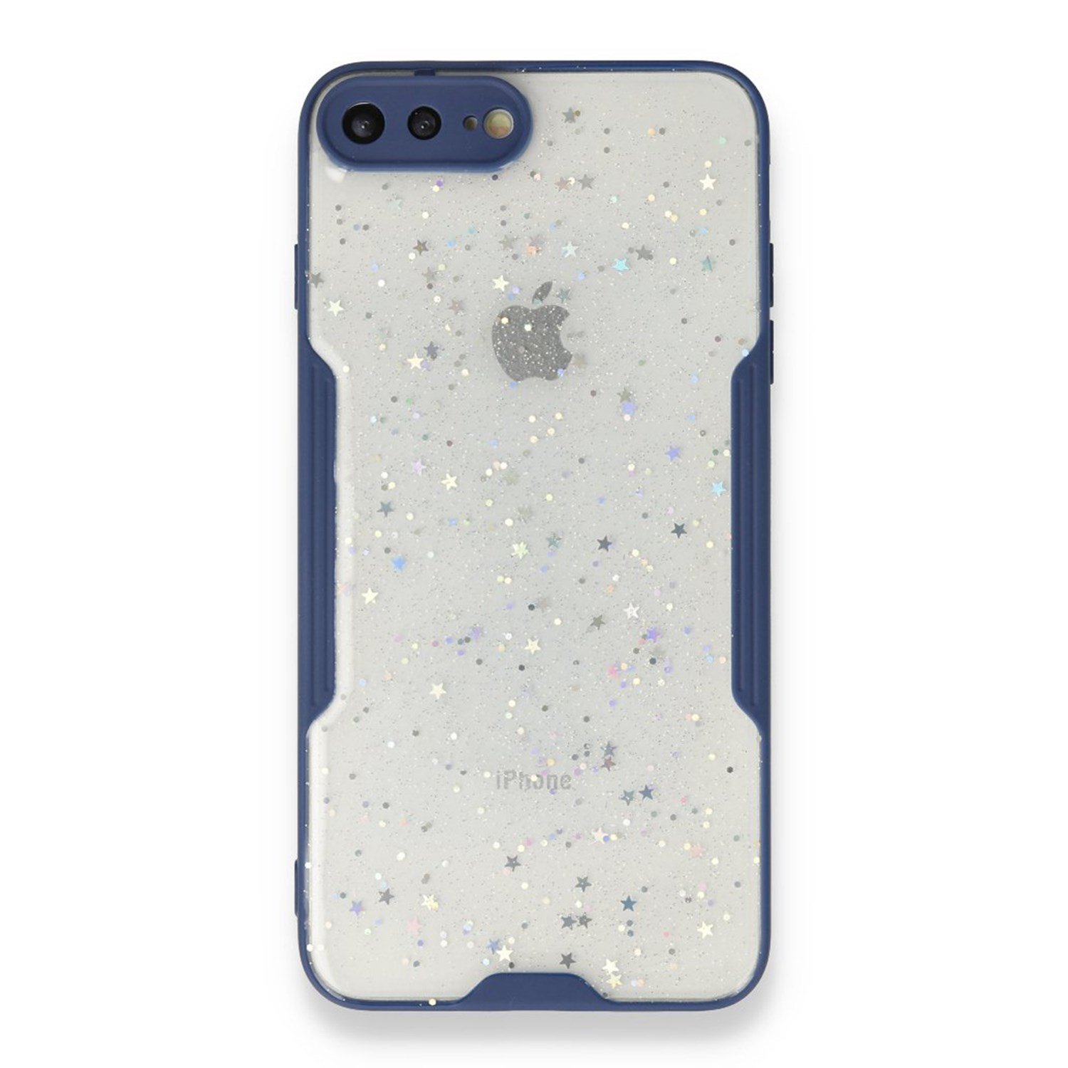 Nettech Apple iPhone 7 Plus Uyumlu Platin Simli Arka Koruma Kılıf NT-89584