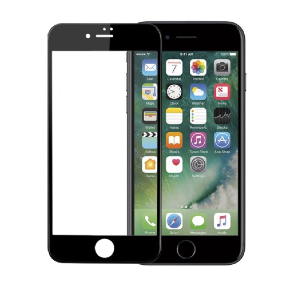 Nettech Apple iPhone 7 Uyumlu 3D SuperGlass Full Cam Koruyucu VR-11076
