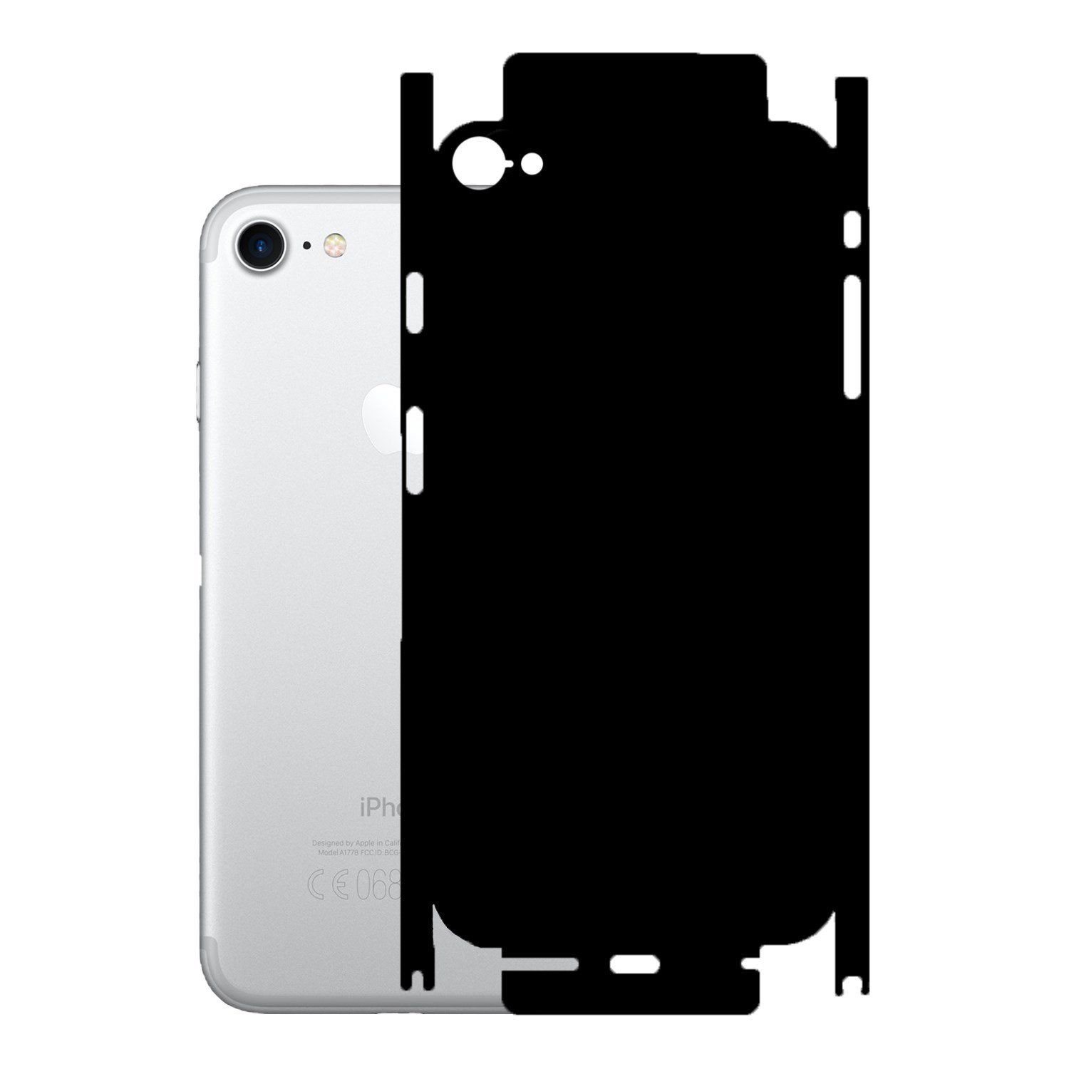 Nettech Apple iPhone 7 Uyumlu Ön ve Arka Koruma 360 Full Kaplama VR-7741