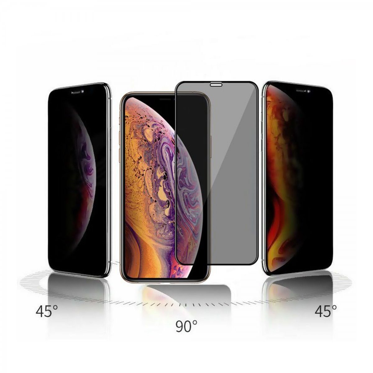 Nettech Apple iPhone X Uyumlu Hayalet Full Cam Koruyucu VR-20517