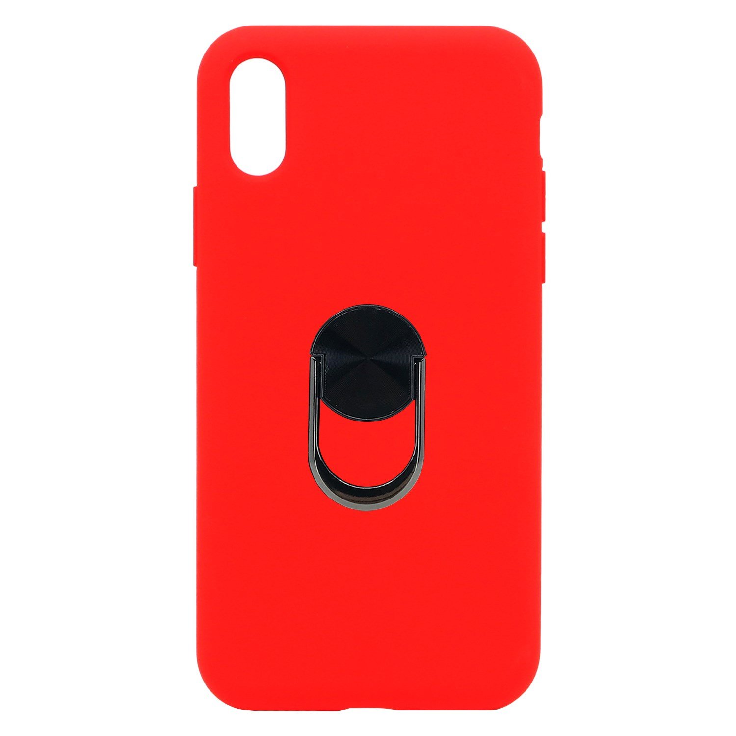 Nettech Apple iPhone X Uyumlu Leather Ring Nano Arka Koruma Kılıf NT-82864