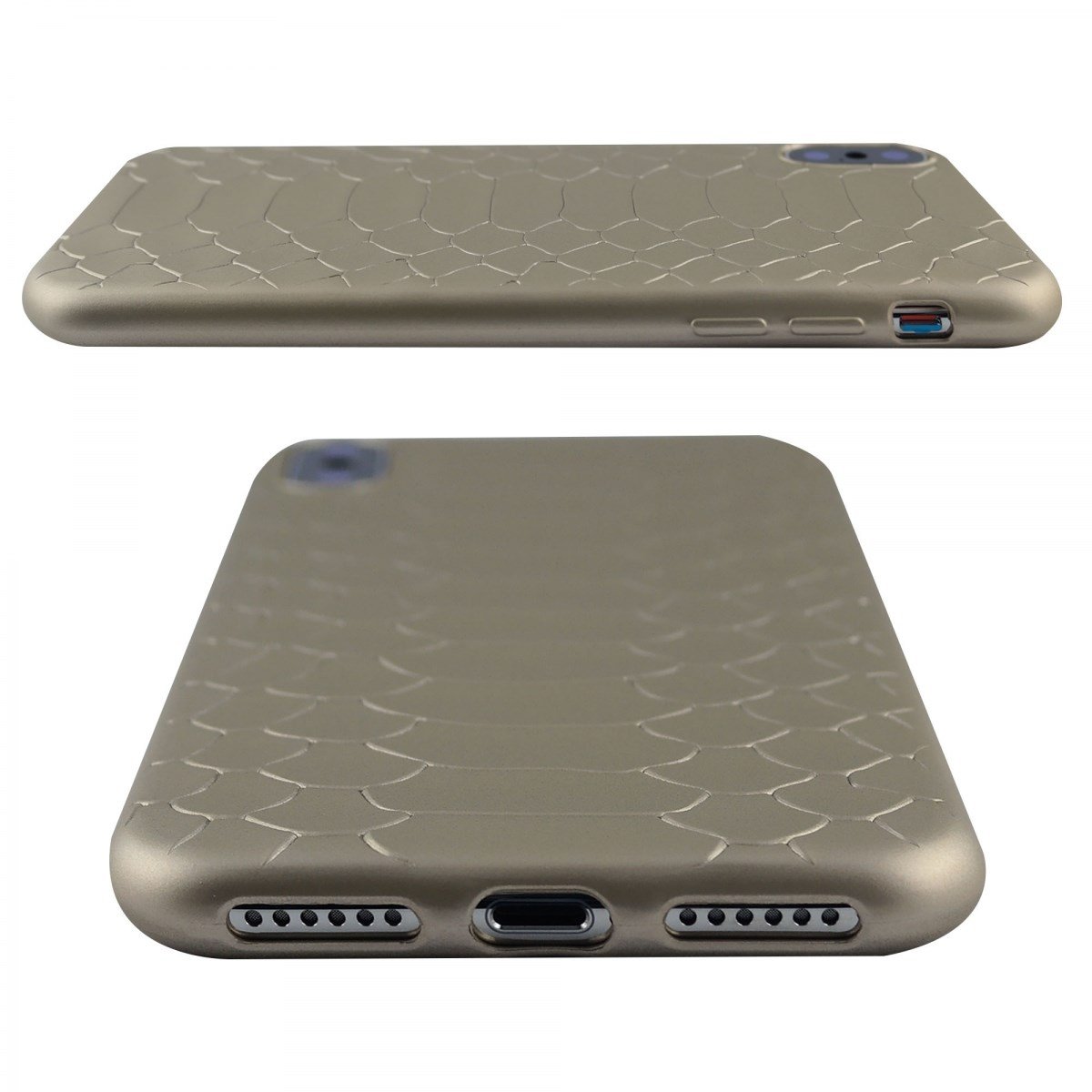 Nettech Apple iPhone X Uyumlu Timsah Seri Arka Koruma Kılıf VR-7263