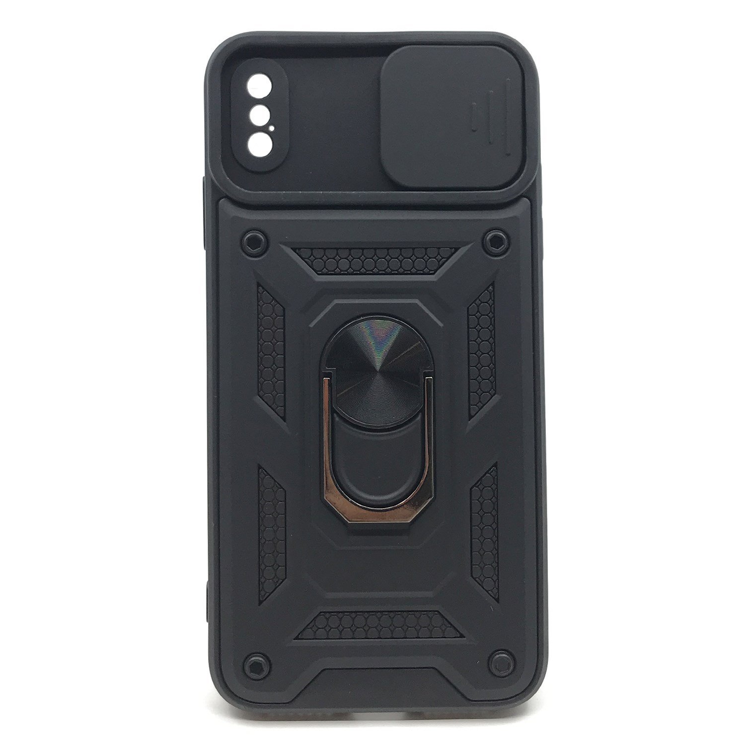 Nettech Apple iPhone XS Max Uyumlu Kızaklı Panzer Seri Arka Koruma Kılıf NT-86168