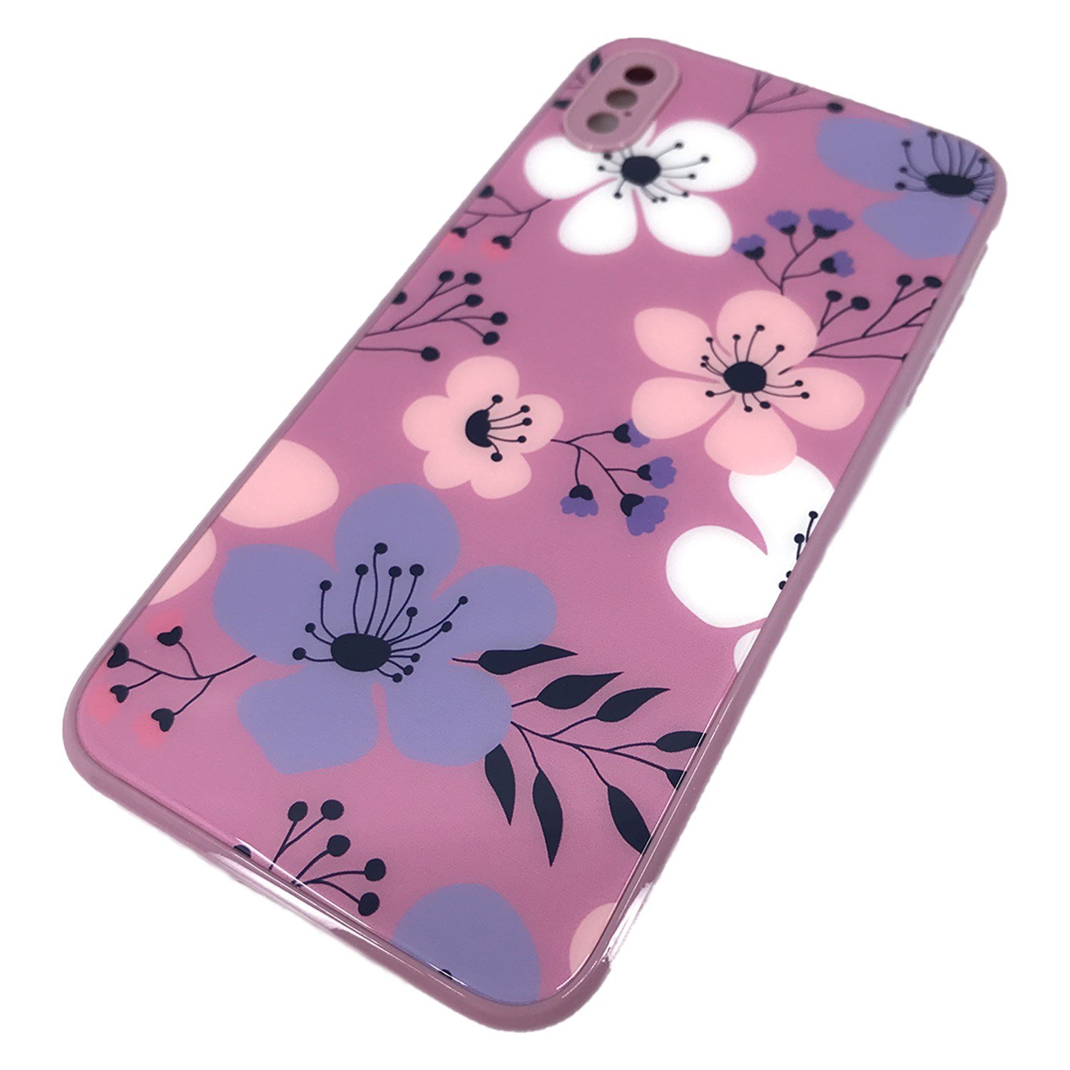 Nettech Apple iPhone XS Max Uyumlu Laser Baskı Desenli Arka Koruma Kılıf NT-87850