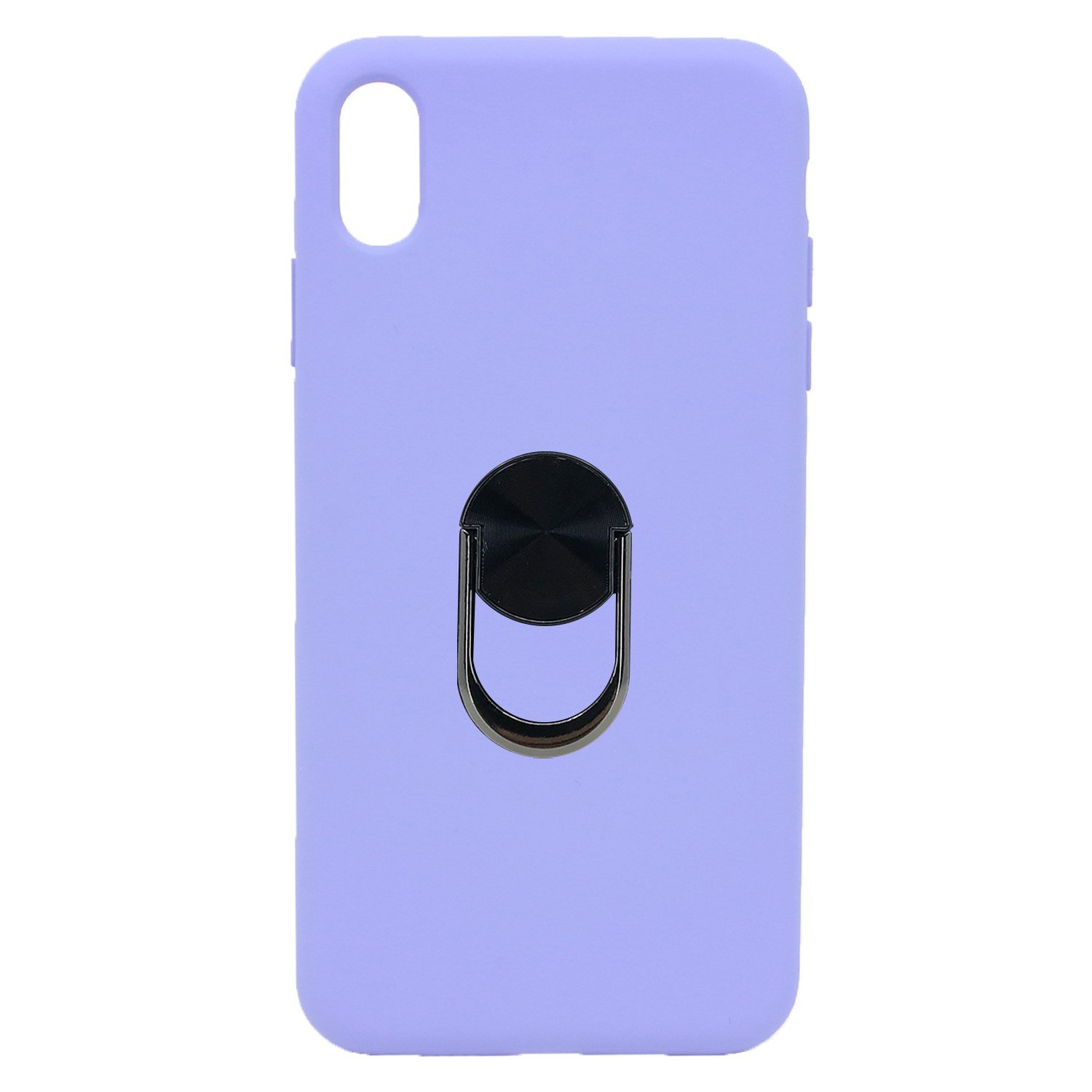 Nettech Apple iPhone XS Max Uyumlu Leather Ring Nano Arka Koruma Kılıf NT-82954