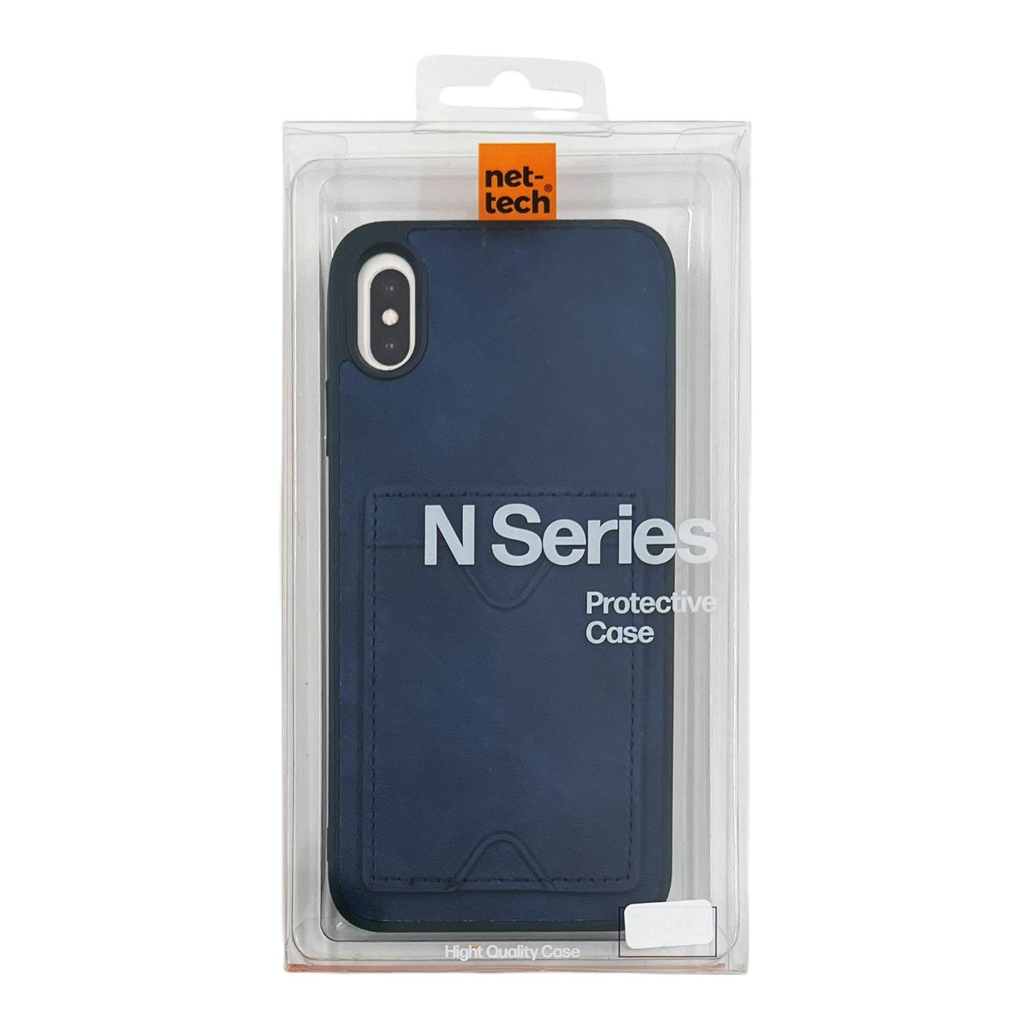 Nettech Apple iPhone XS Max Uyumlu NT-N028 Deri Kartlık Arka Koruma Kılıf NT-107073